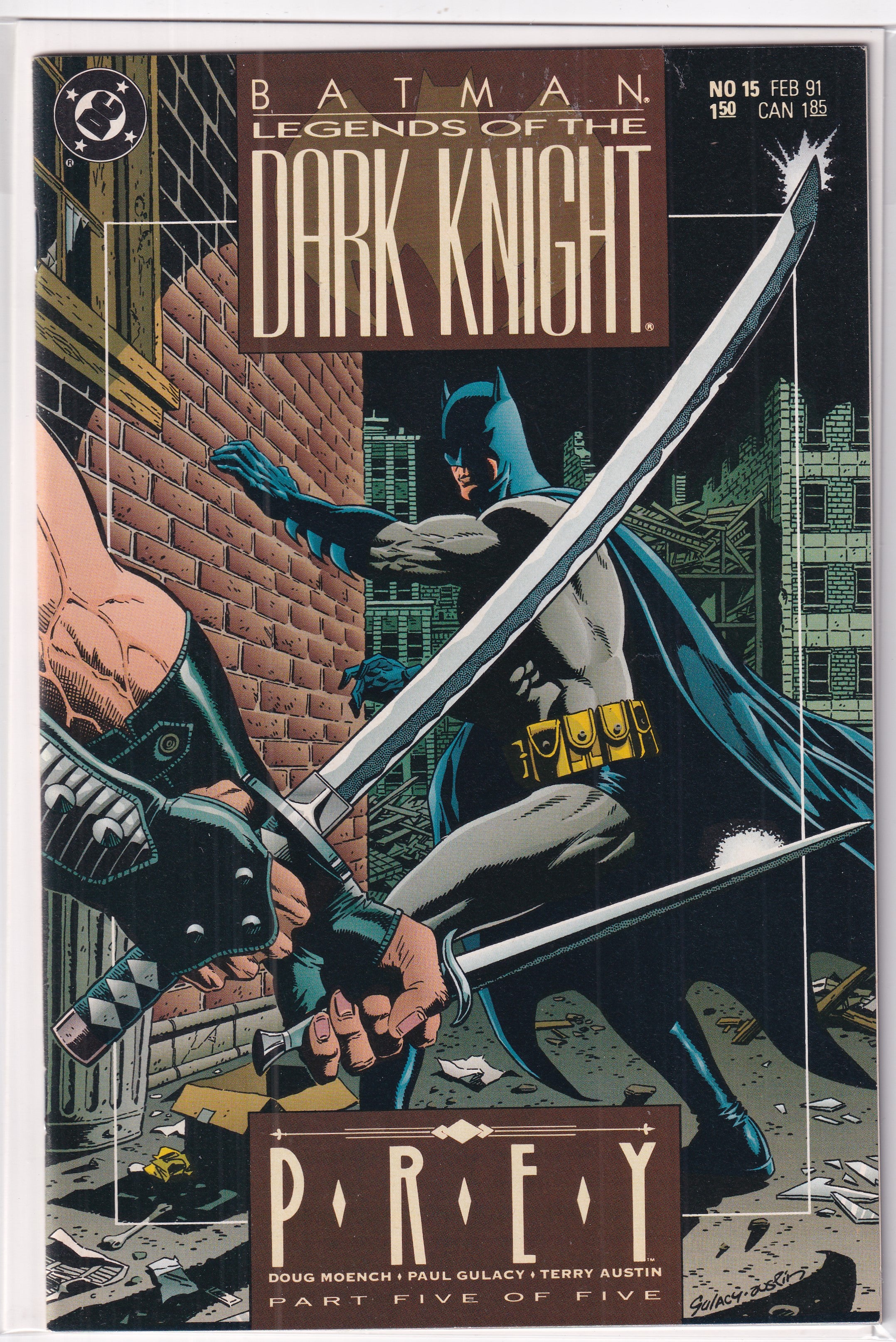 BATMAN LEGENDS OF THE DARK KNIGHT #15 - Slab City Comics