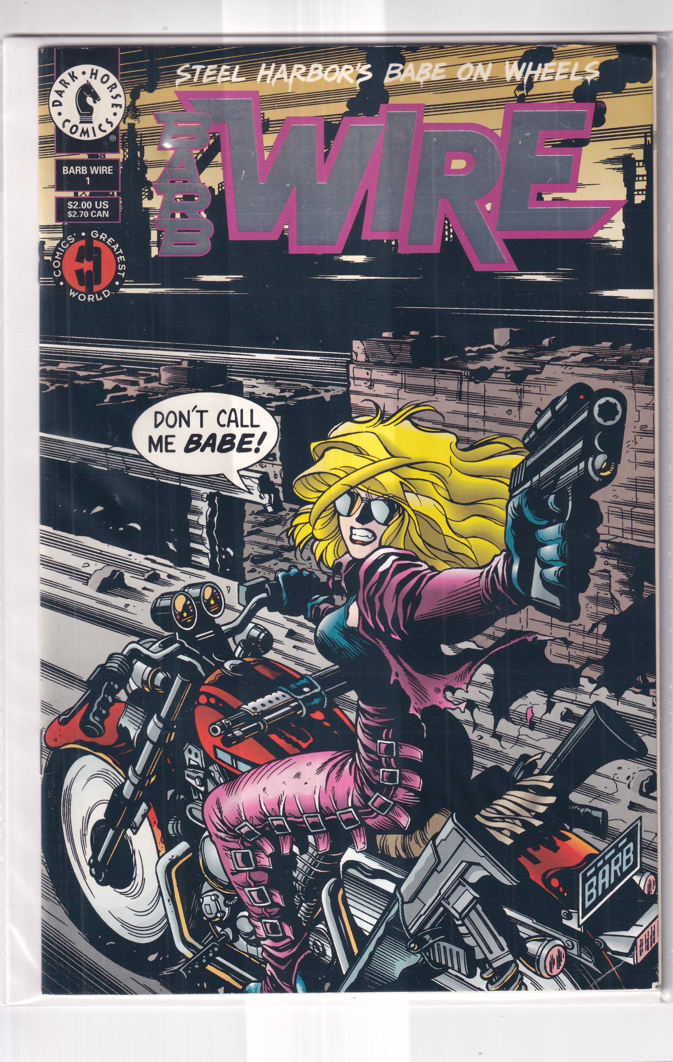 BARB WIRE #1 - Slab City Comics