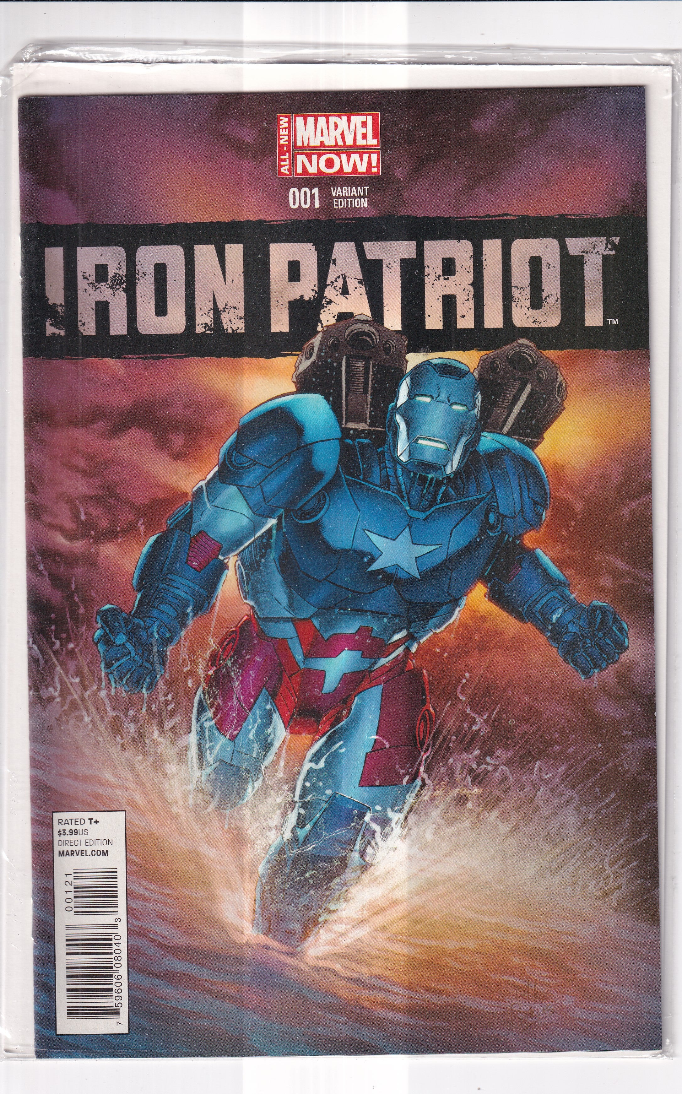 IRON PATRIOT #1 VARIANT - Slab City Comics