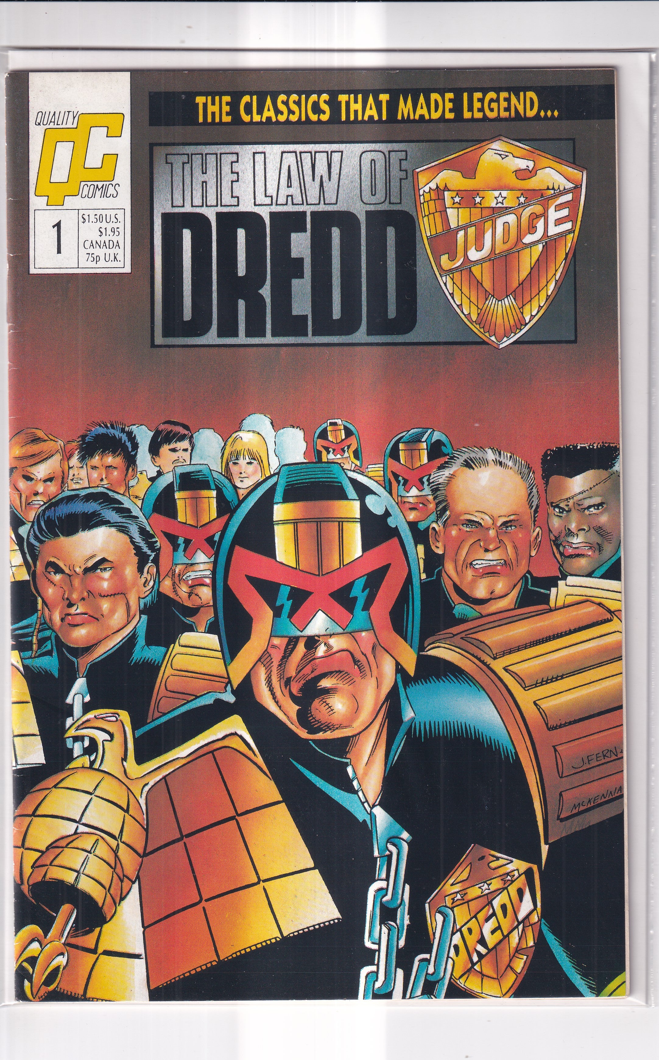 LAW OF DREDD #1 - Slab City Comics