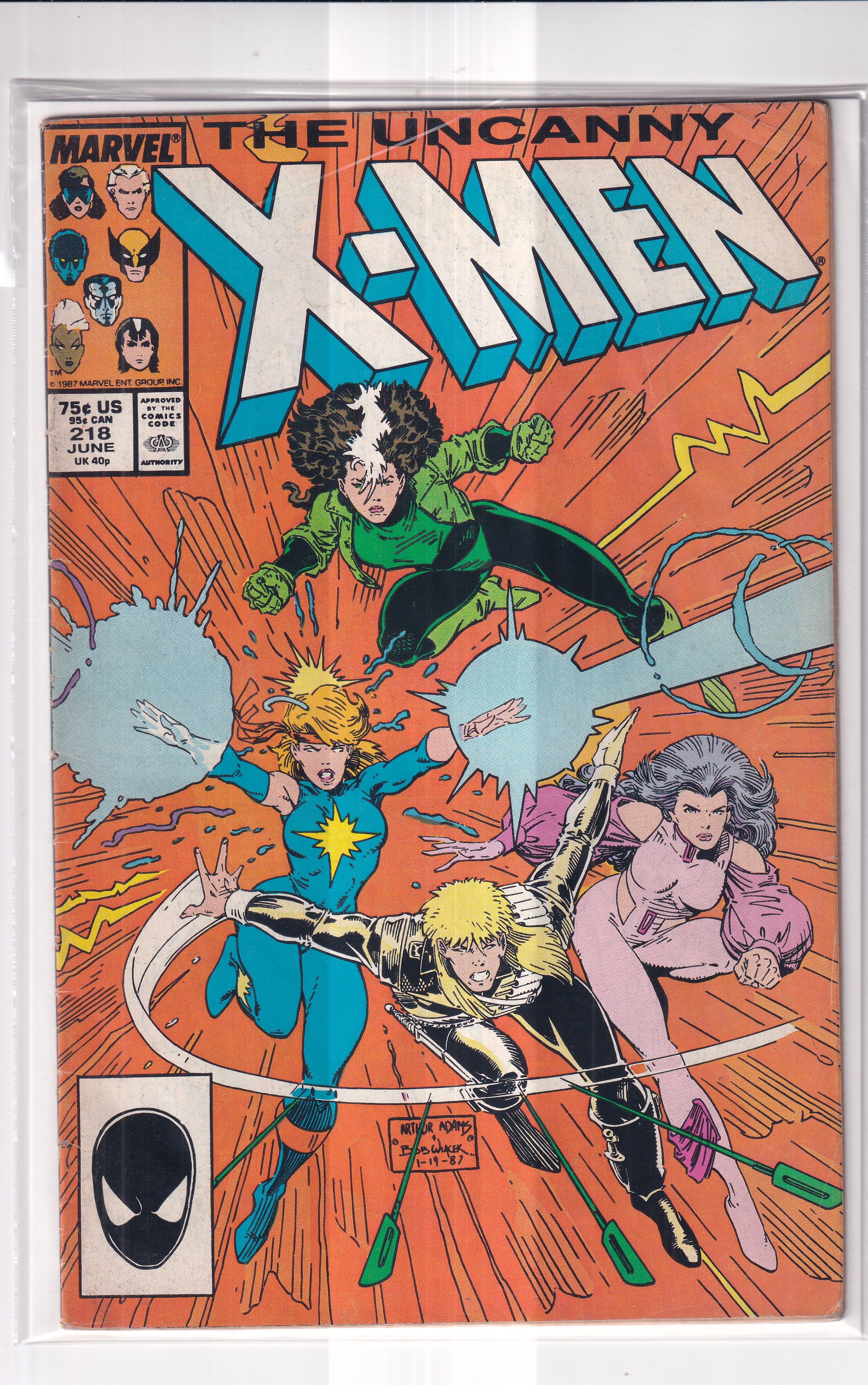 UNCANNY X-MEN #218 - Slab City Comics