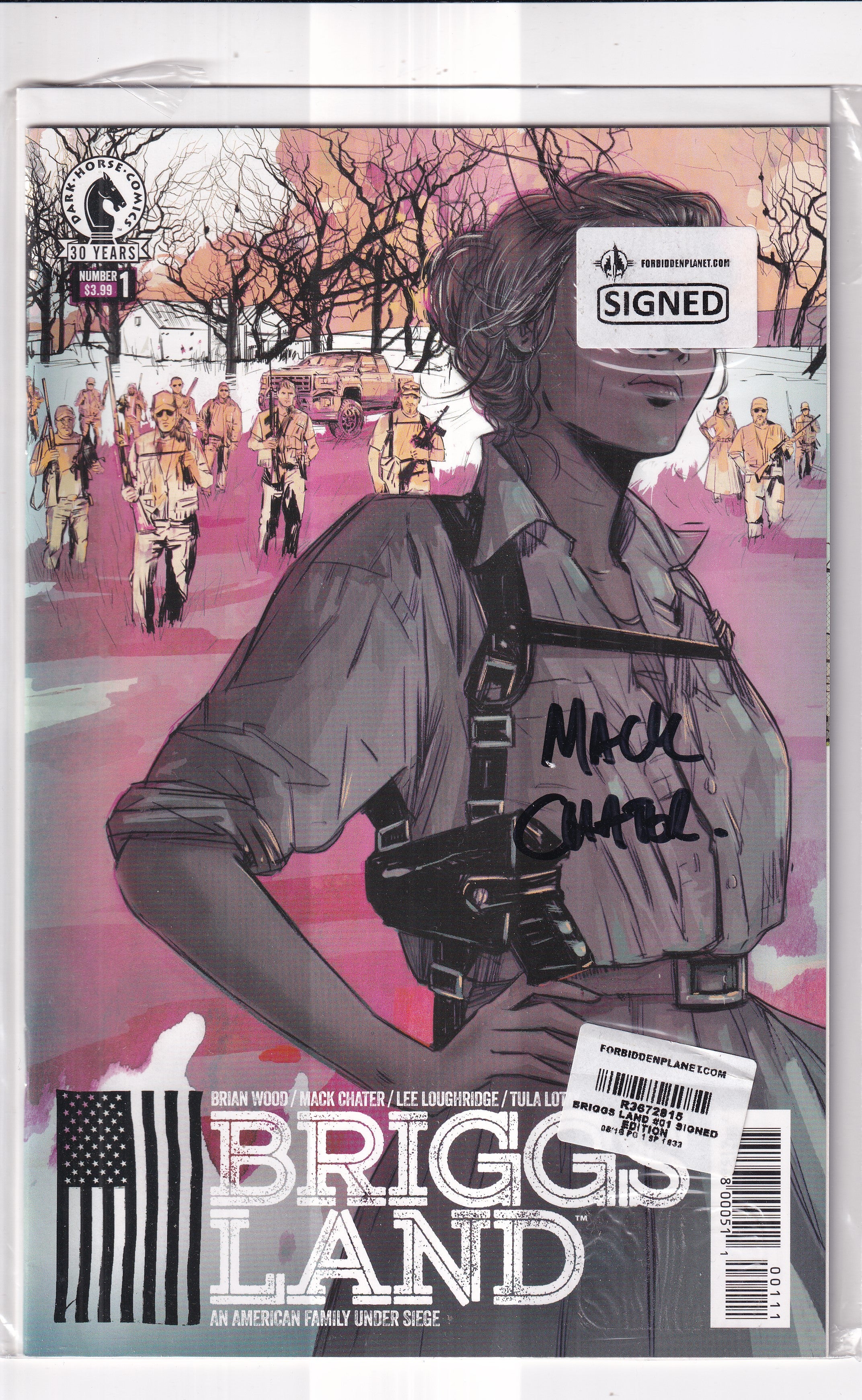 BRIGGS LAND #A SIGNED - Slab City Comics
