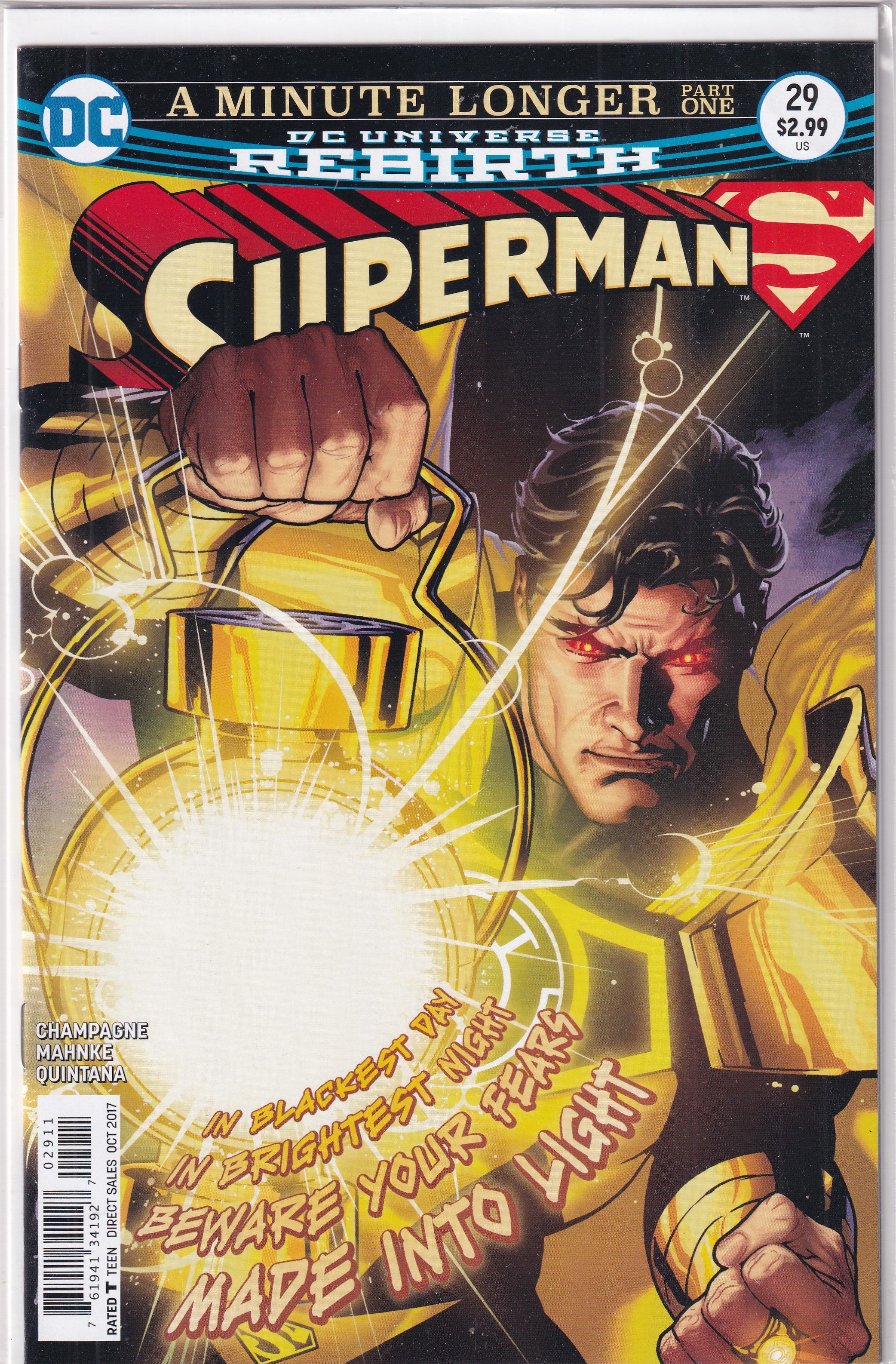 DC UNIVERSE REBIRTH SUPERMAN #29 - Slab City Comics