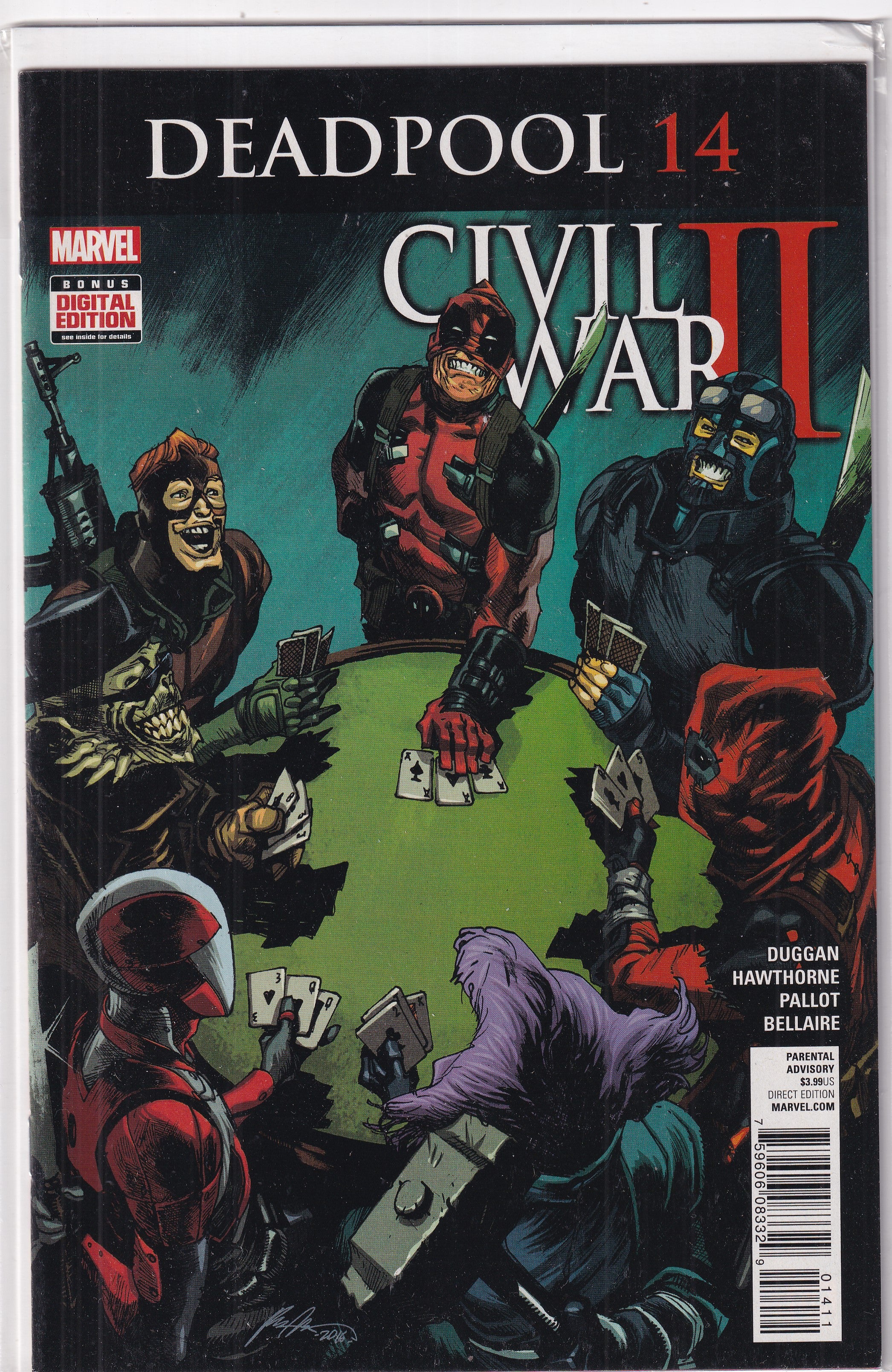 DEADPOOL #14 CIVIL WAR - Slab City Comics