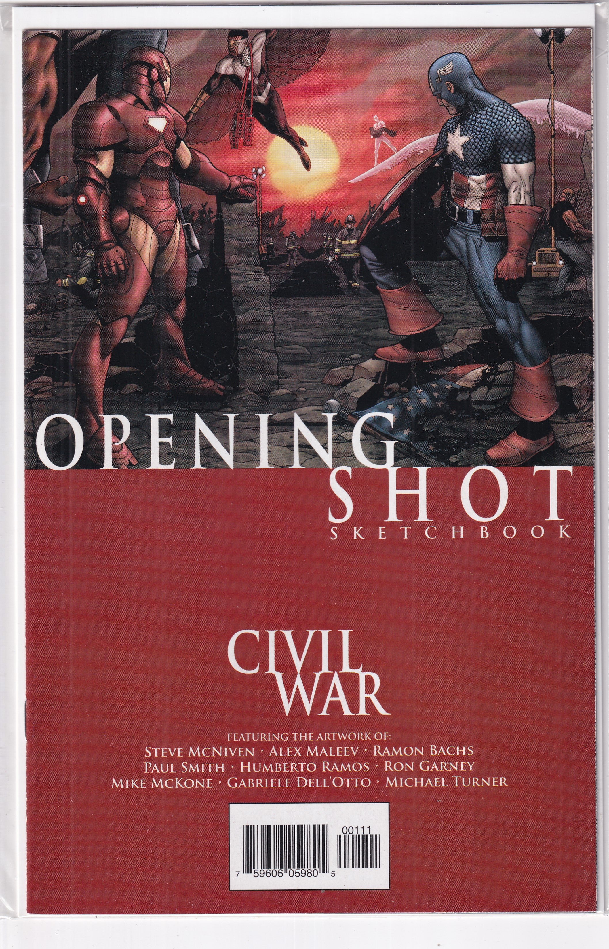 OPENING SHOT SKETCHBOOK CIVIL WAR - Slab City Comics
