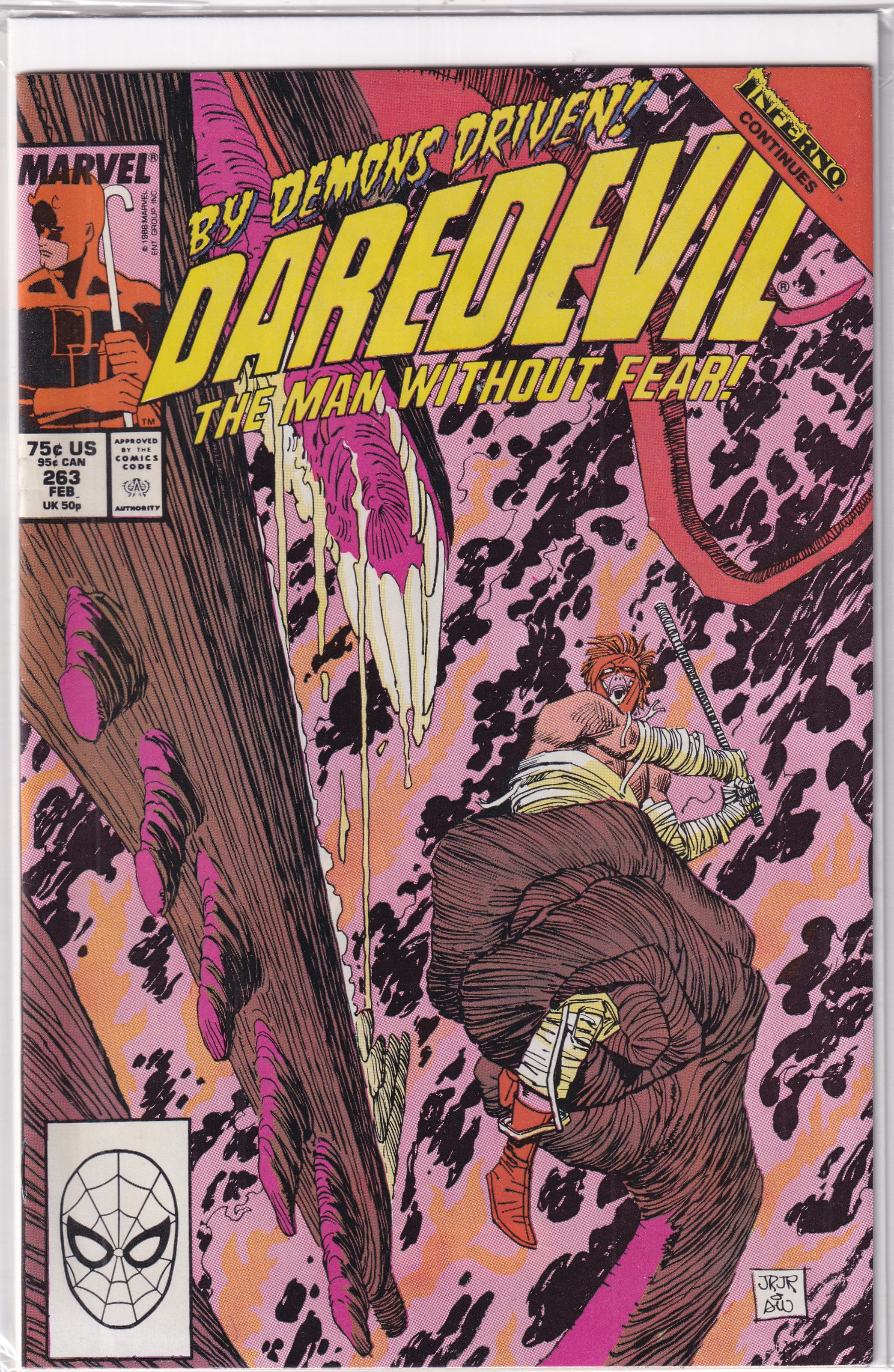 BY DEMONS DRIVEN DAREDEVIL #263 - Slab City Comics