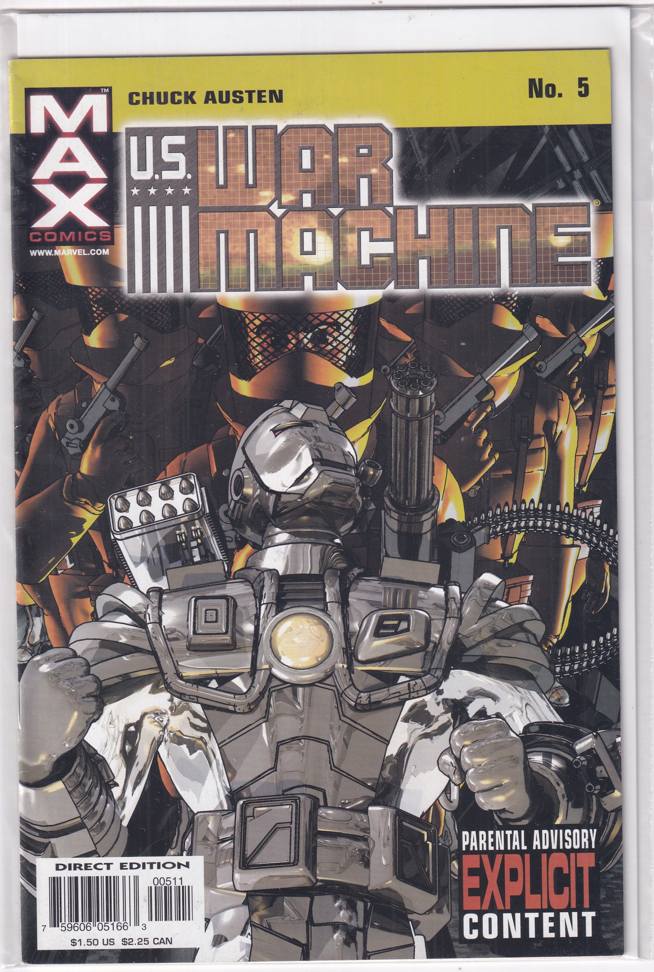 WAR MACHINE #5 - Slab City Comics