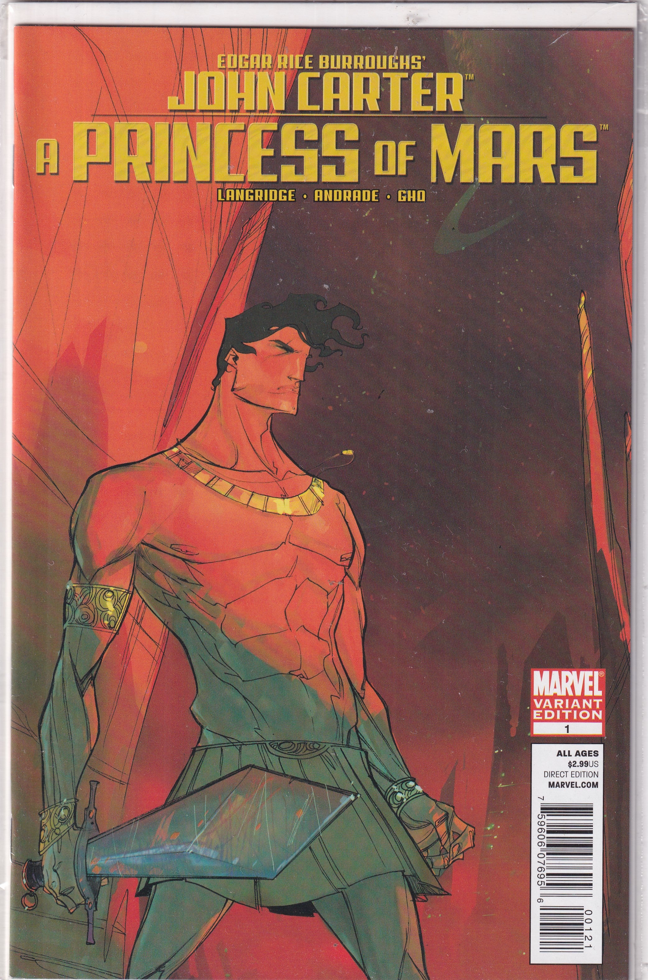JOHN CARTER A PRINCESESS OF MARS #1 VARIANT - Slab City Comics