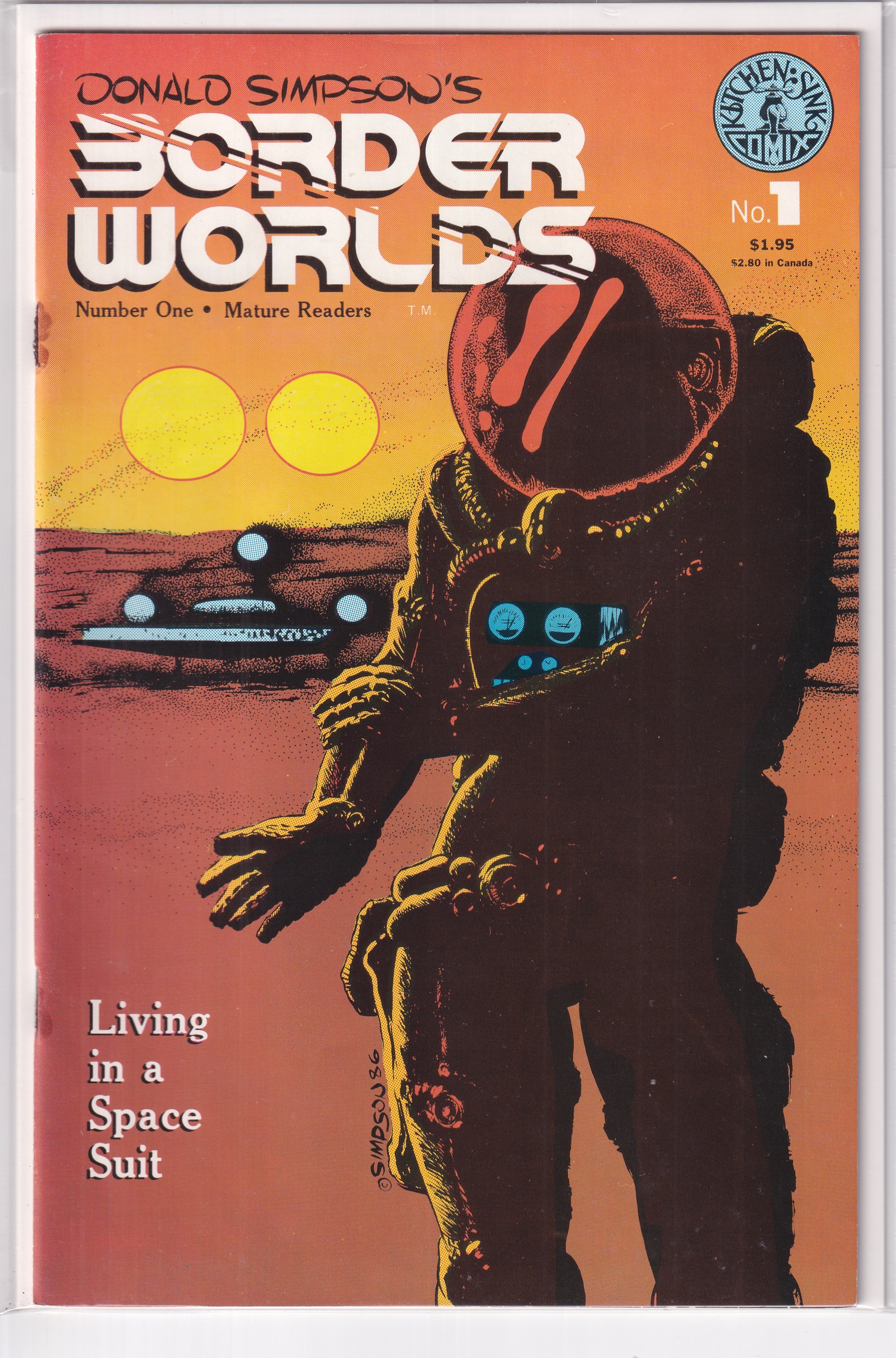 BORDER WORLDS #1 - Slab City Comics