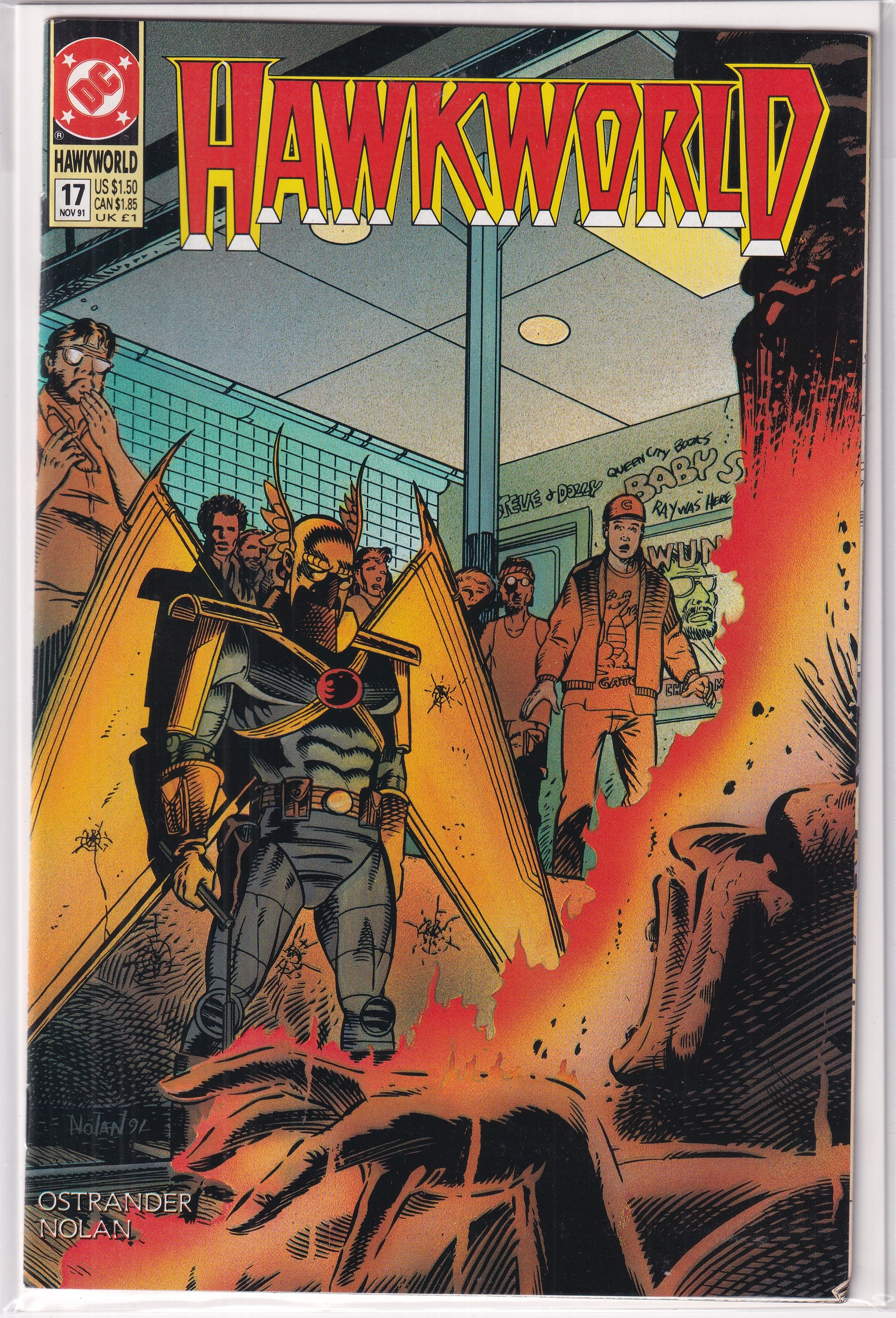 HAWKWORLD #17 - Slab City Comics