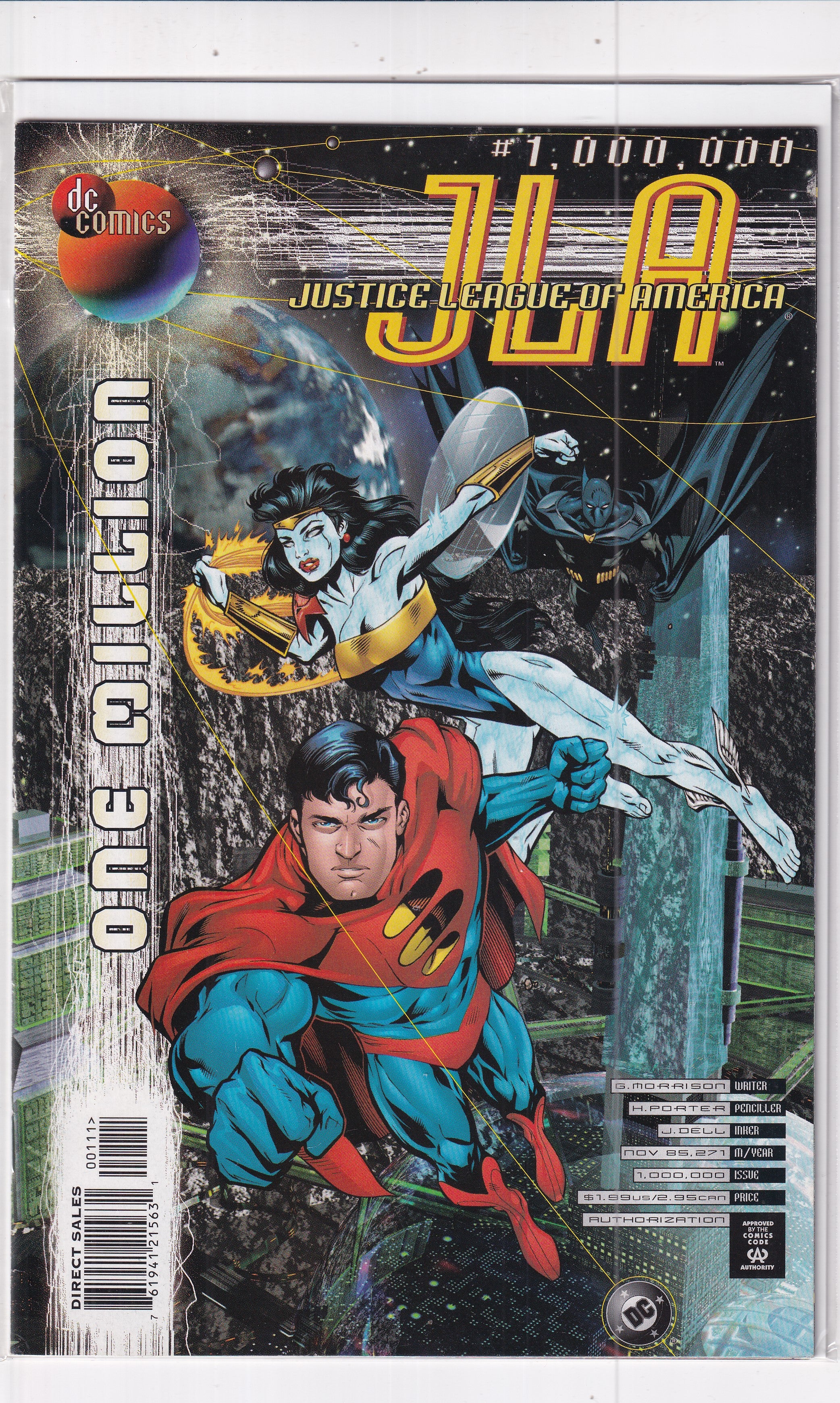 JUSTICE LEAGUE OF AMERICA #1000000 - Slab City Comics
