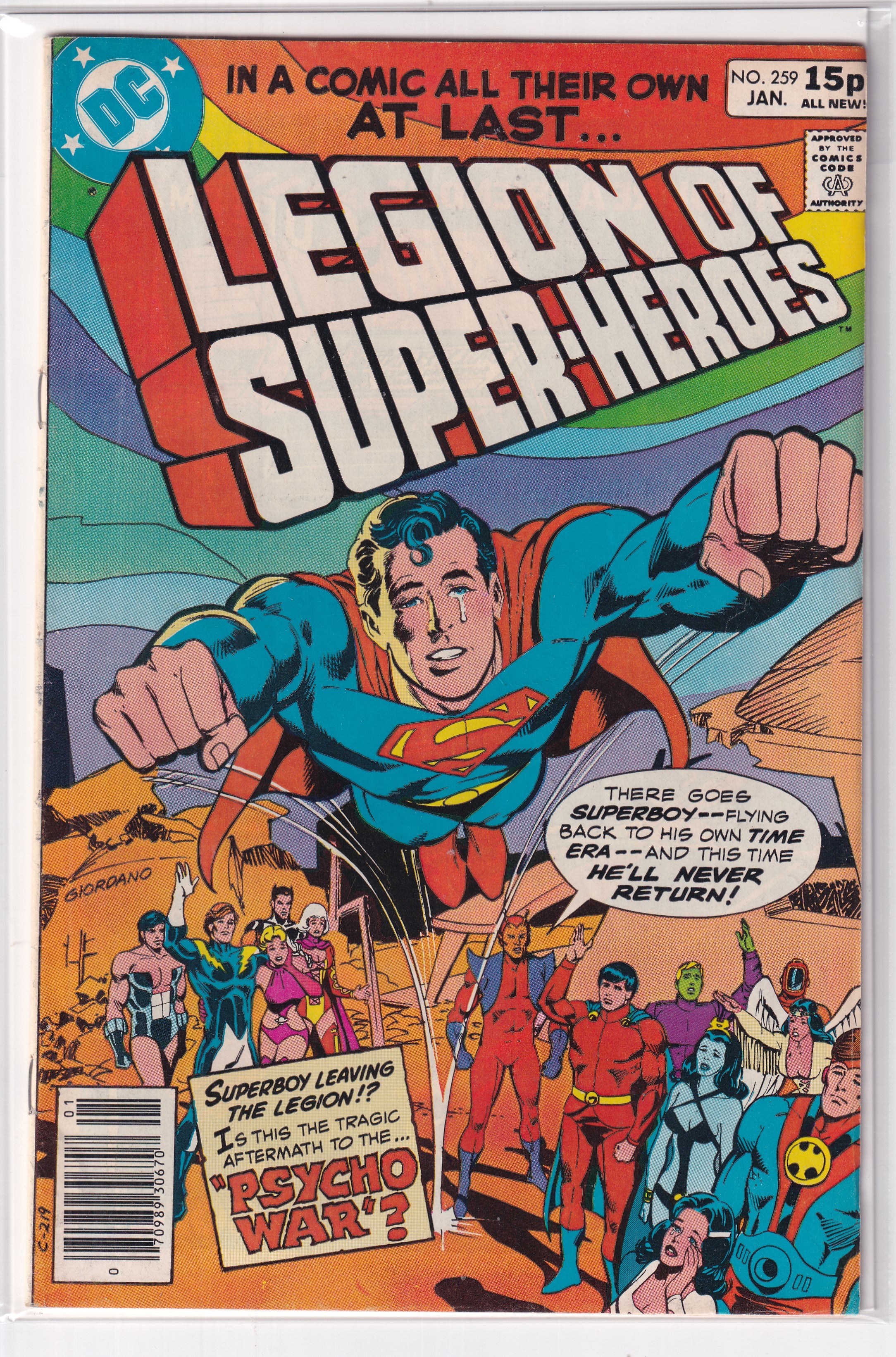 LEGION OF SUPER-HEROES #259 - Slab City Comics