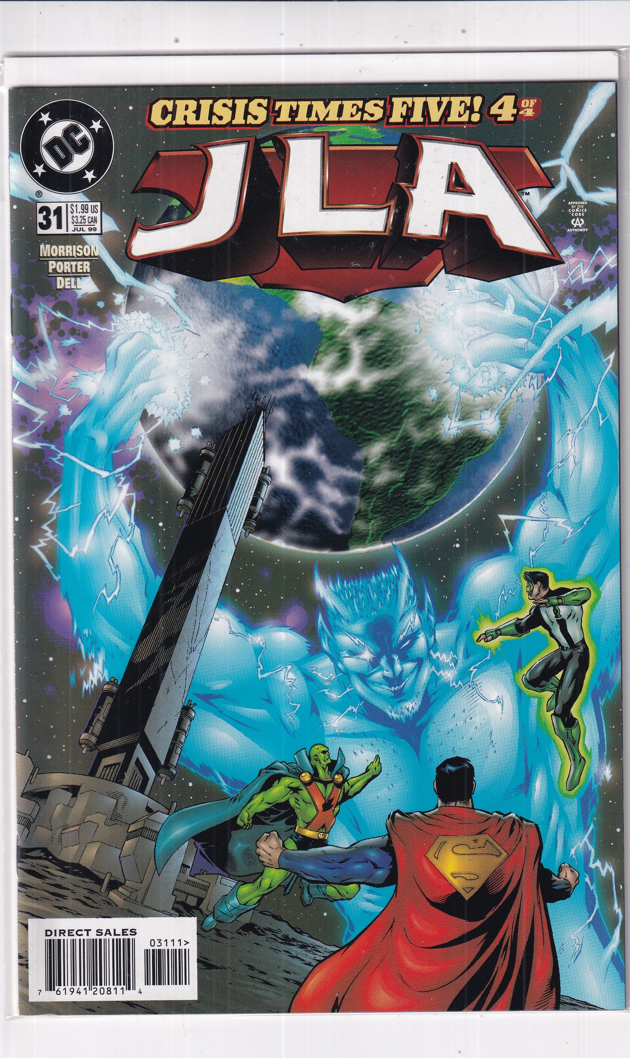 JLA CRISIS TIMES FIVE 4 #31 - Slab City Comics