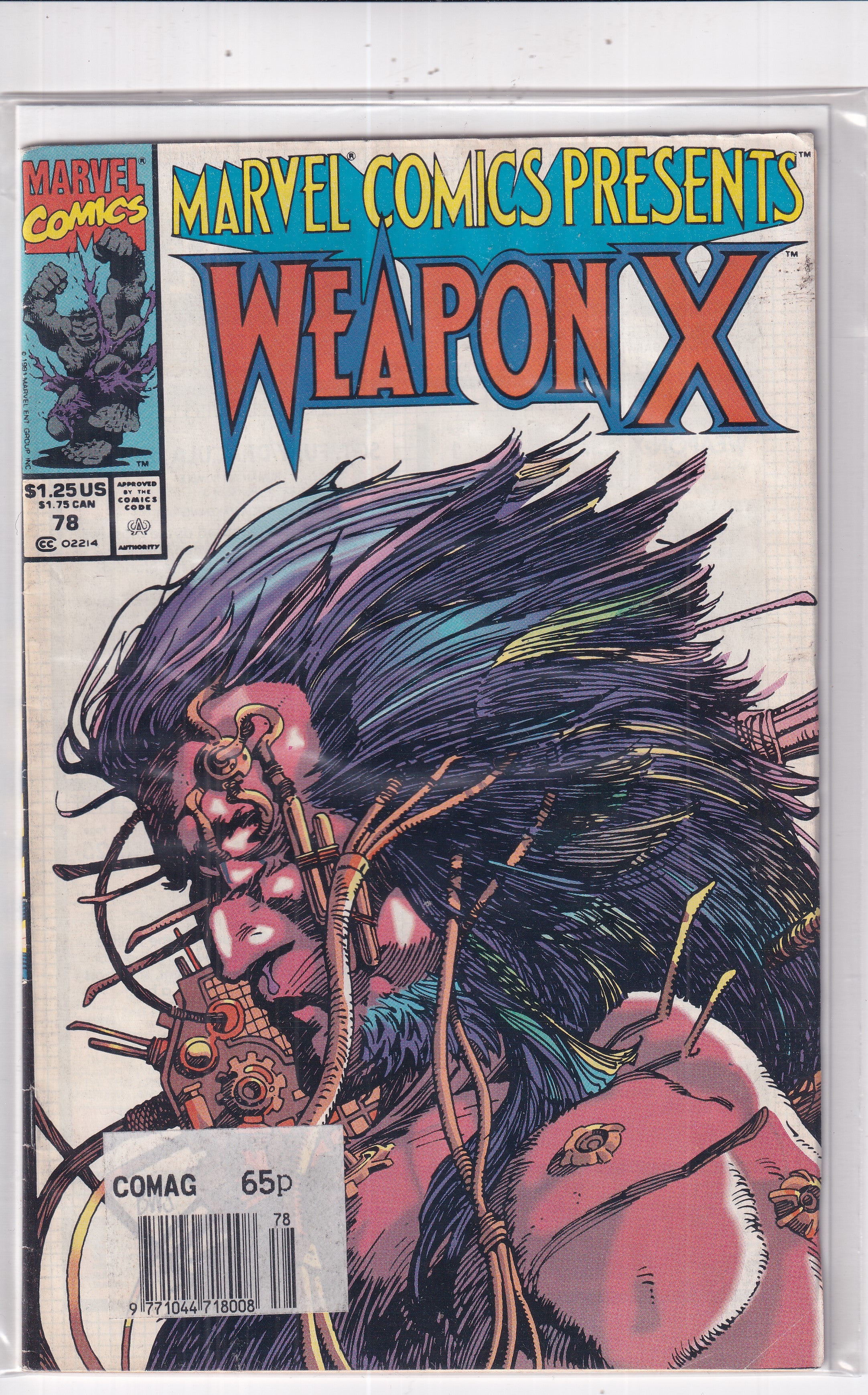 MARVEL COMICS PRESENTS WEAPON X #78 - Slab City Comics