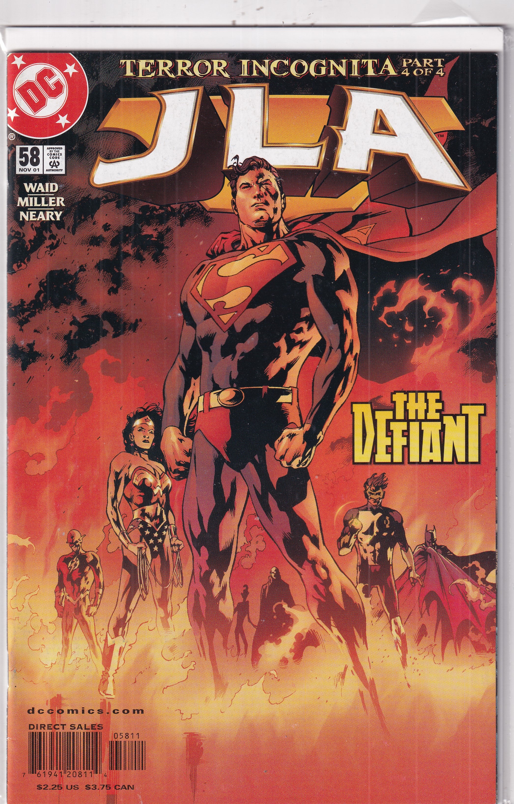 JLA TERROR INCOGNITA 4 #58 - Slab City Comics