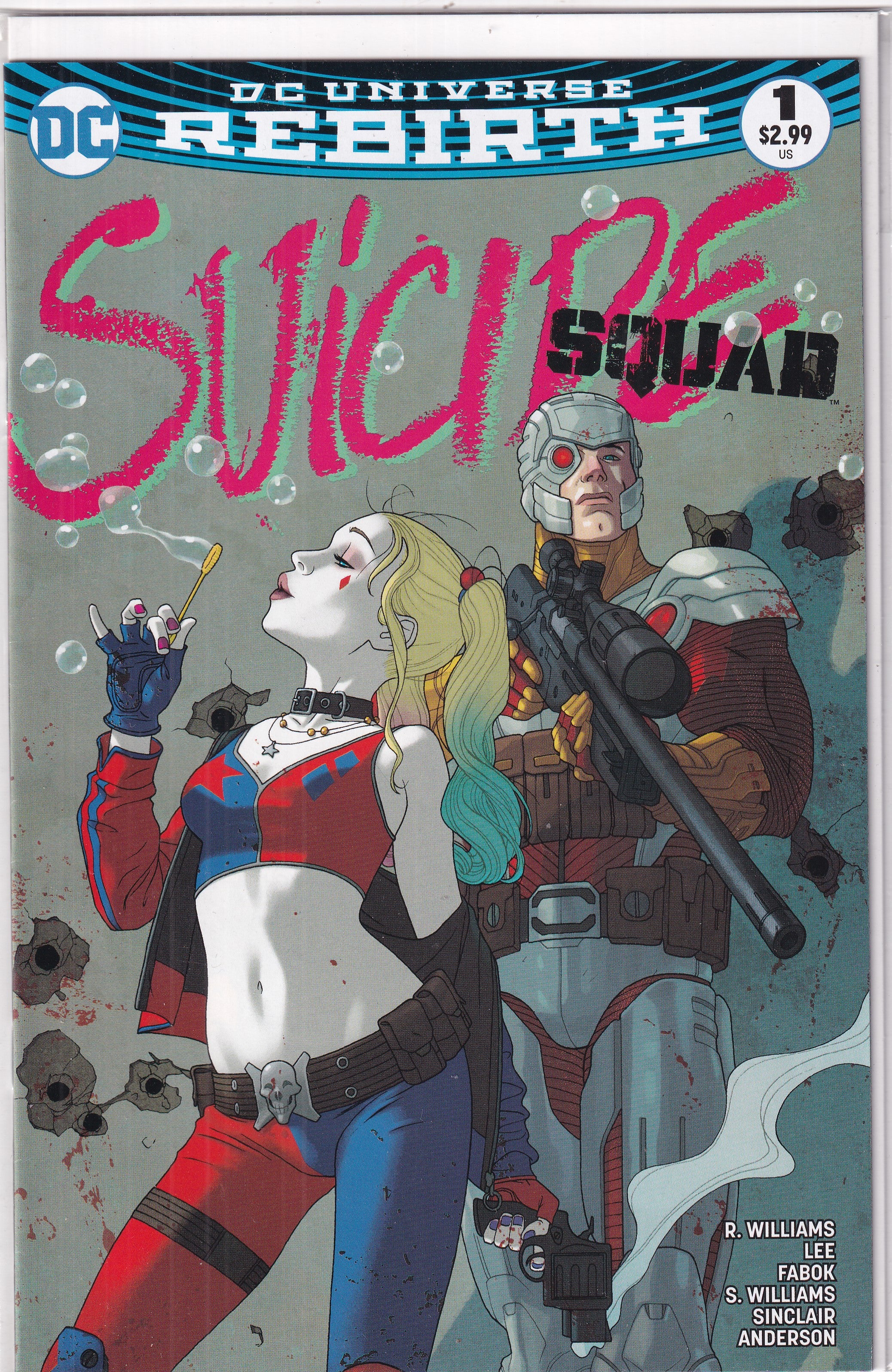 DC UNIVERSE REBIRTH SUICIDE SQUAD #1 - Slab City Comics