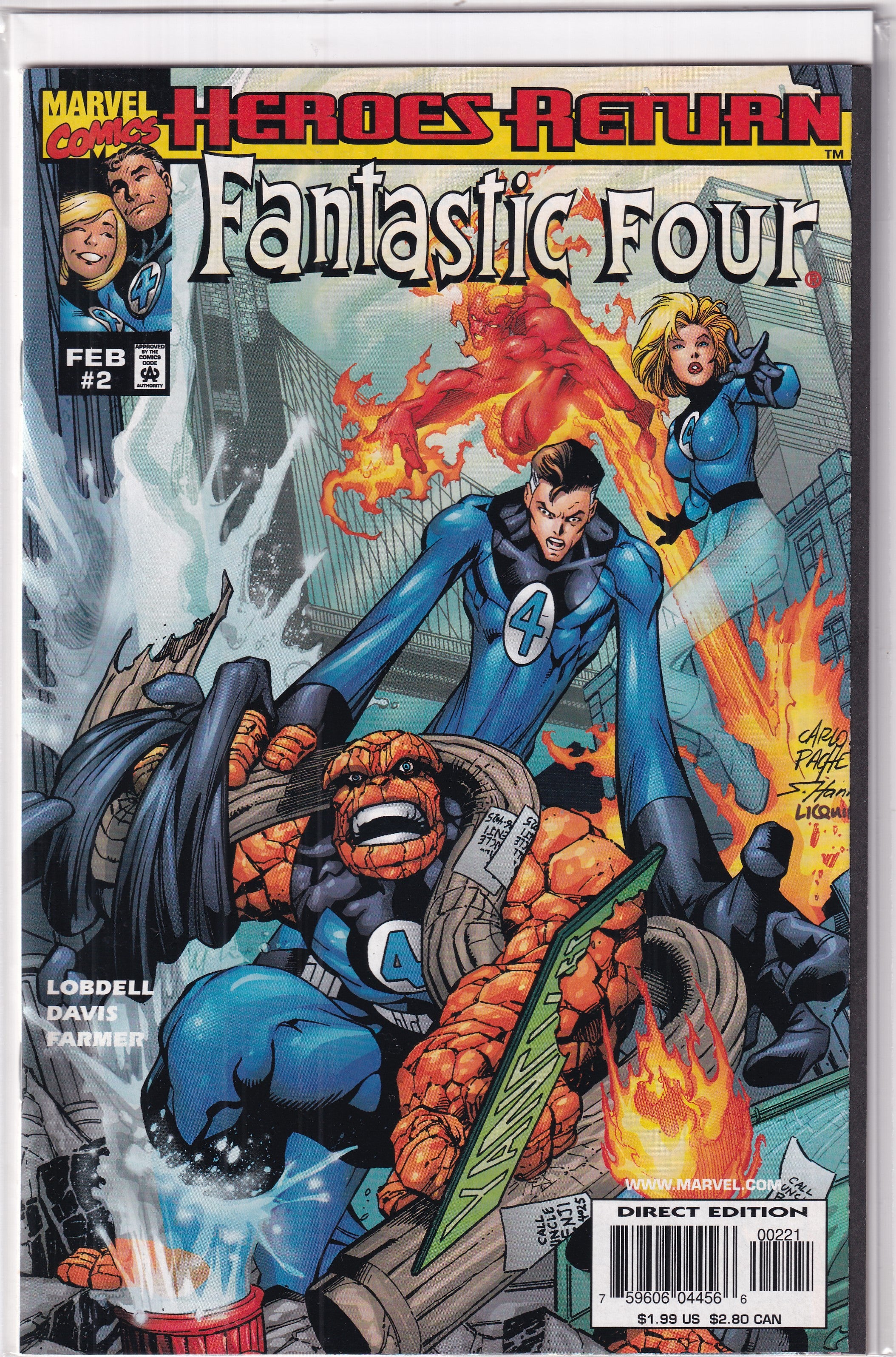 HEROES RETURN FANTASTIC FOUR #2 - Slab City Comics