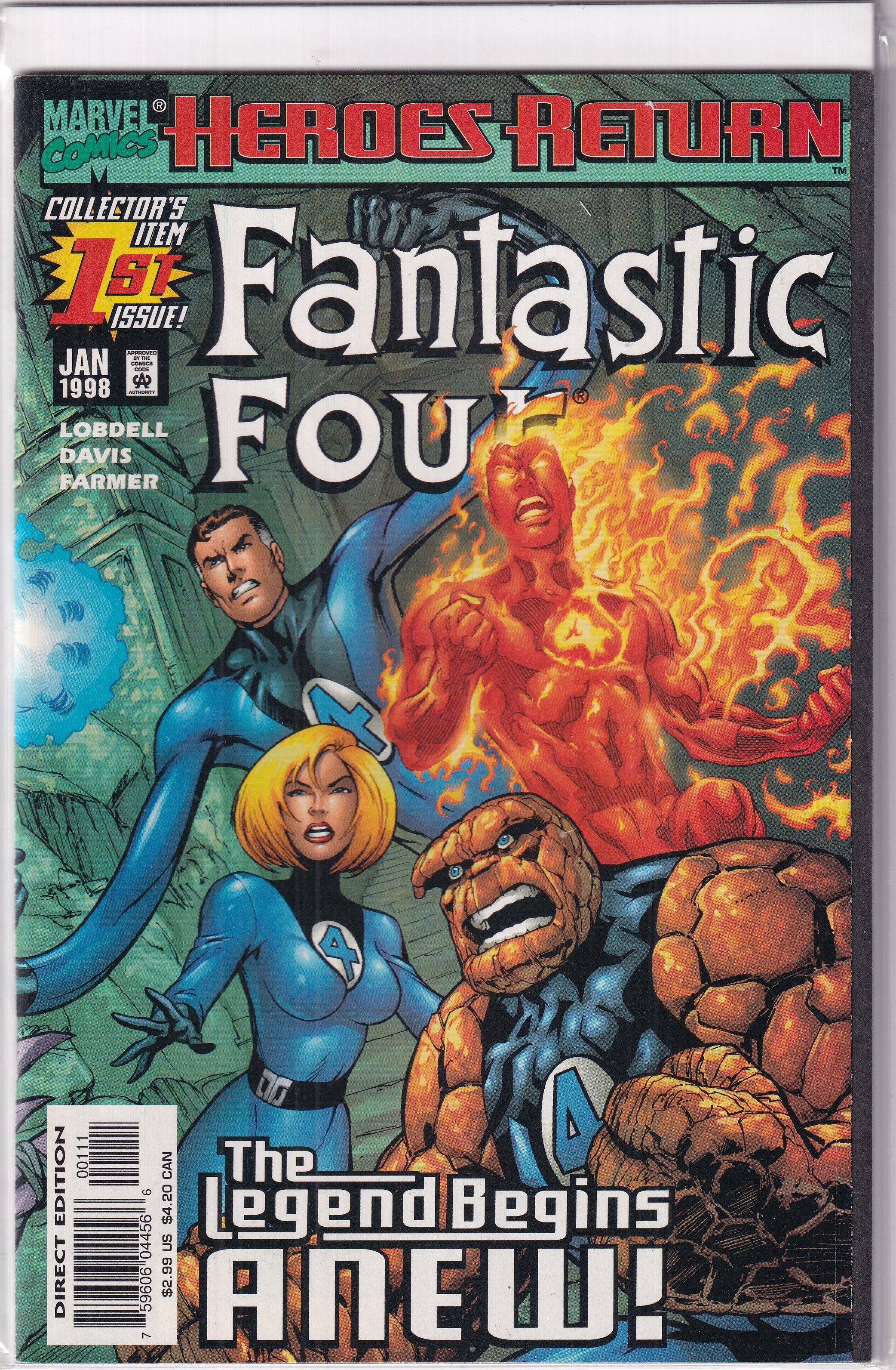 HEROES RETURN FANTASTIC FOUR #1 - Slab City Comics