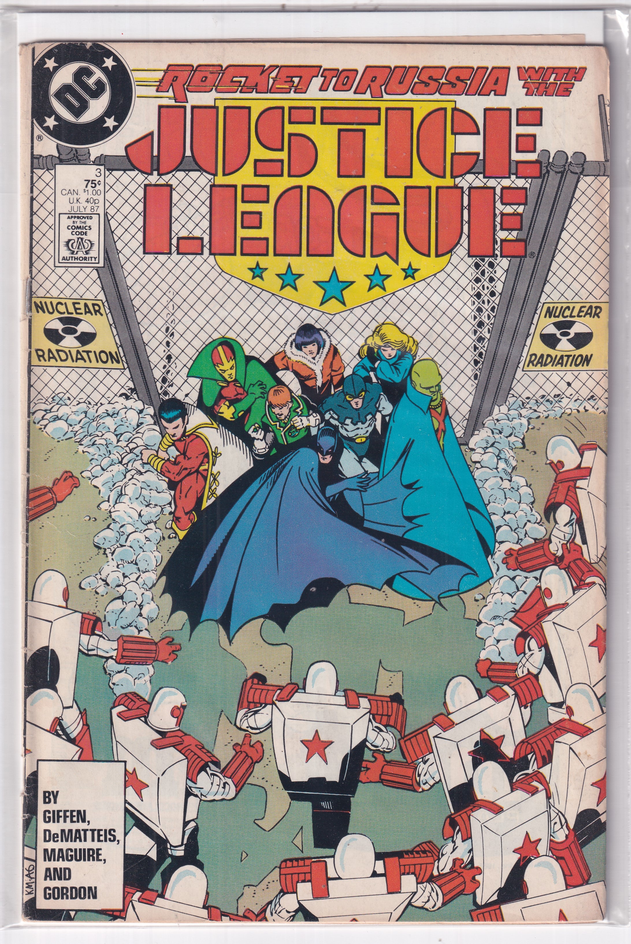 ROCKET TO RUSSIA JUSTICE LEAGUE #3 - Slab City Comics