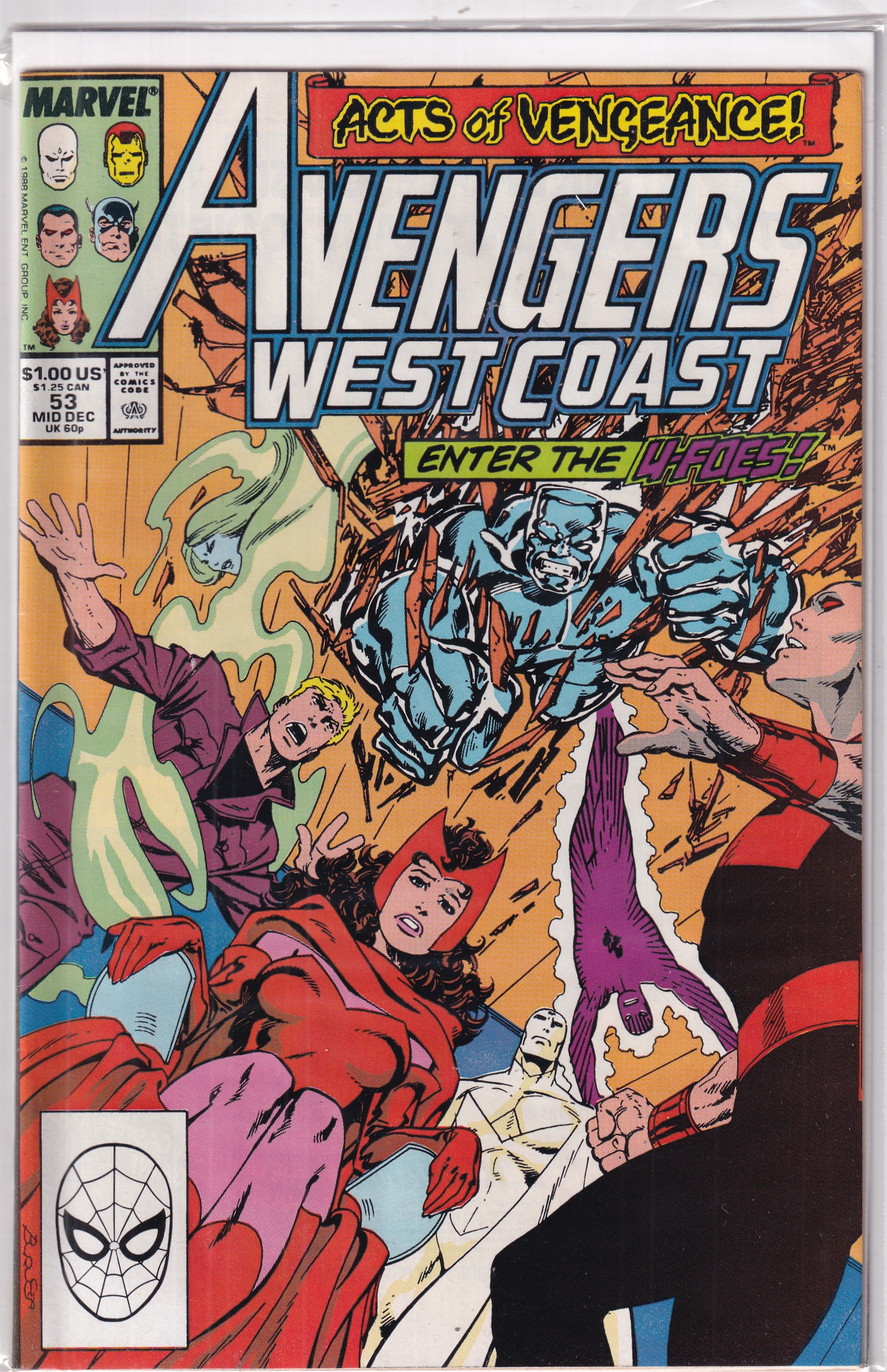 AVENGERS WEST COAST #53 - Slab City Comics