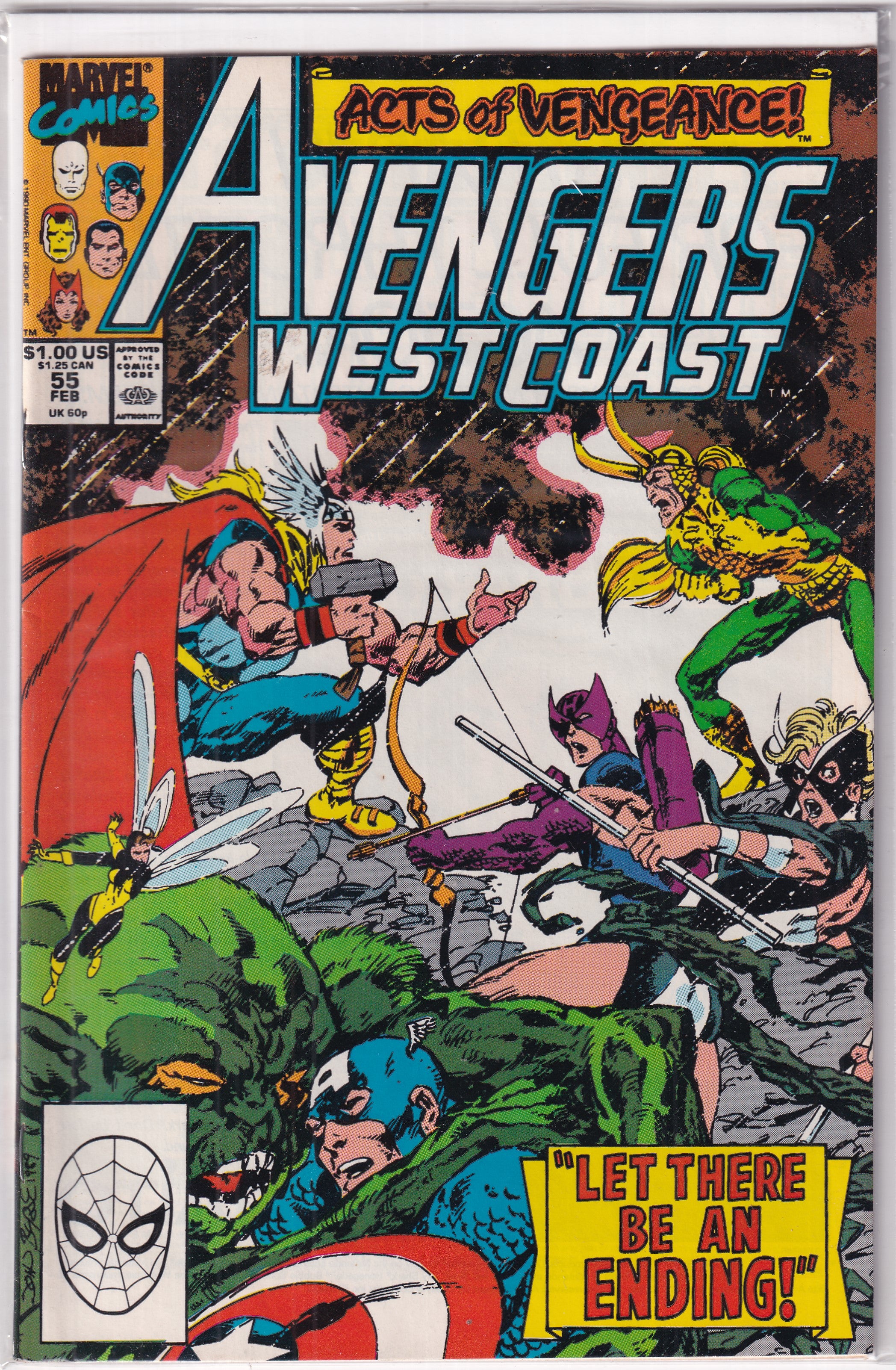 AVENGERS WEST COAST #55 - Slab City Comics