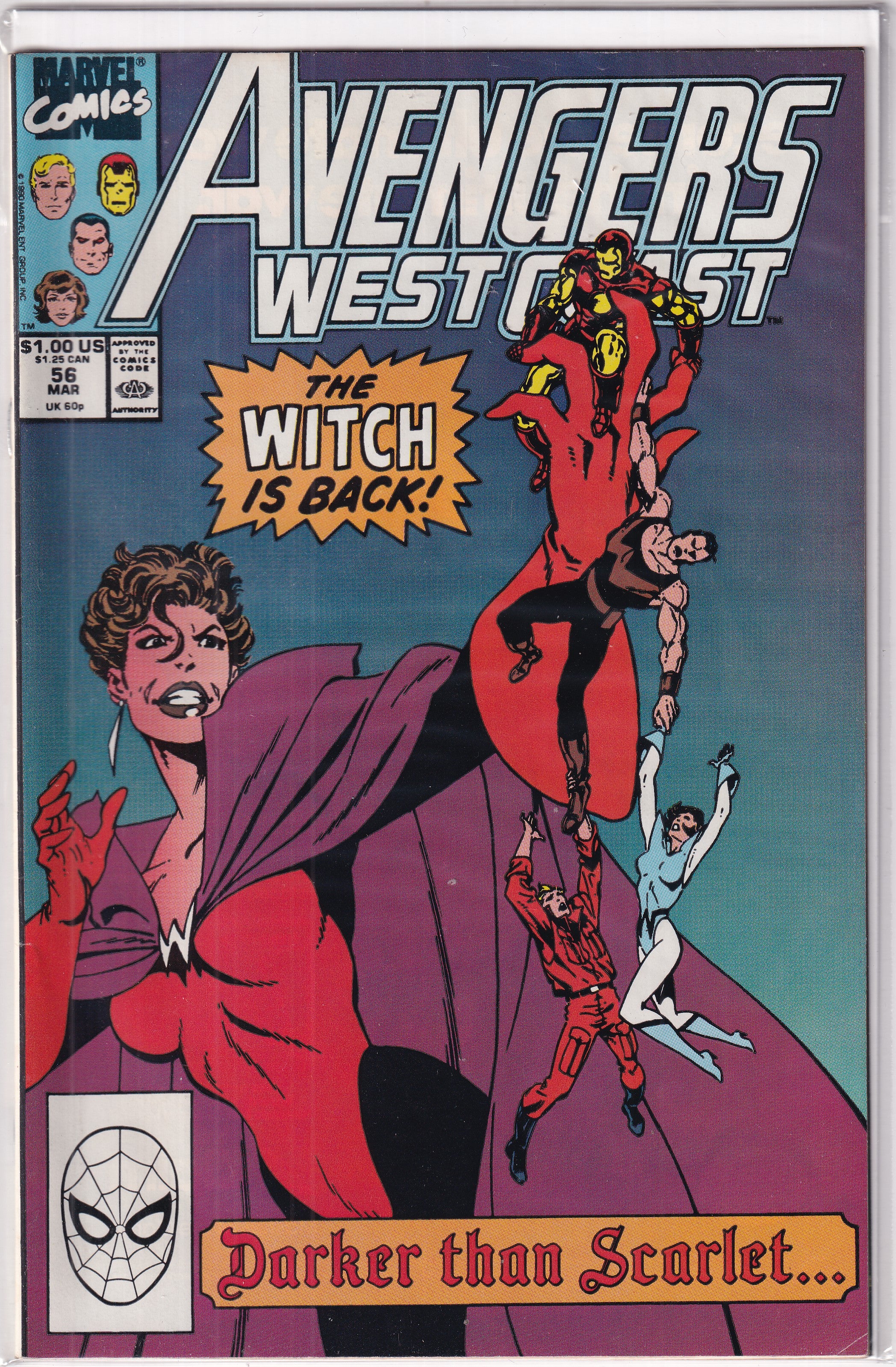 AVENGERS WEST COAST #56 - Slab City Comics