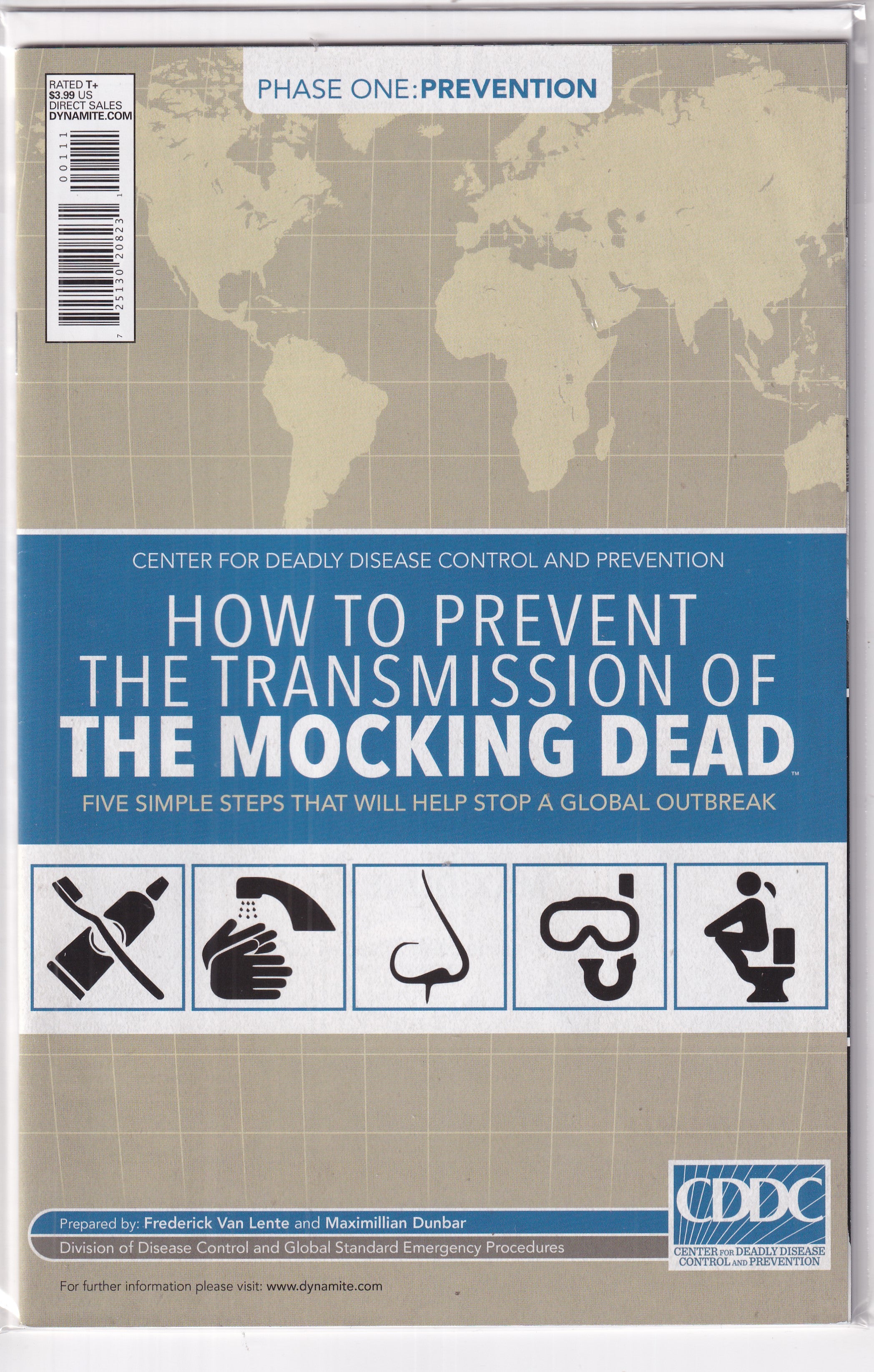 HOW TO PREVENT THE TRANSMISSION OF THE MOCKING DEAD #1 - Slab City Comics