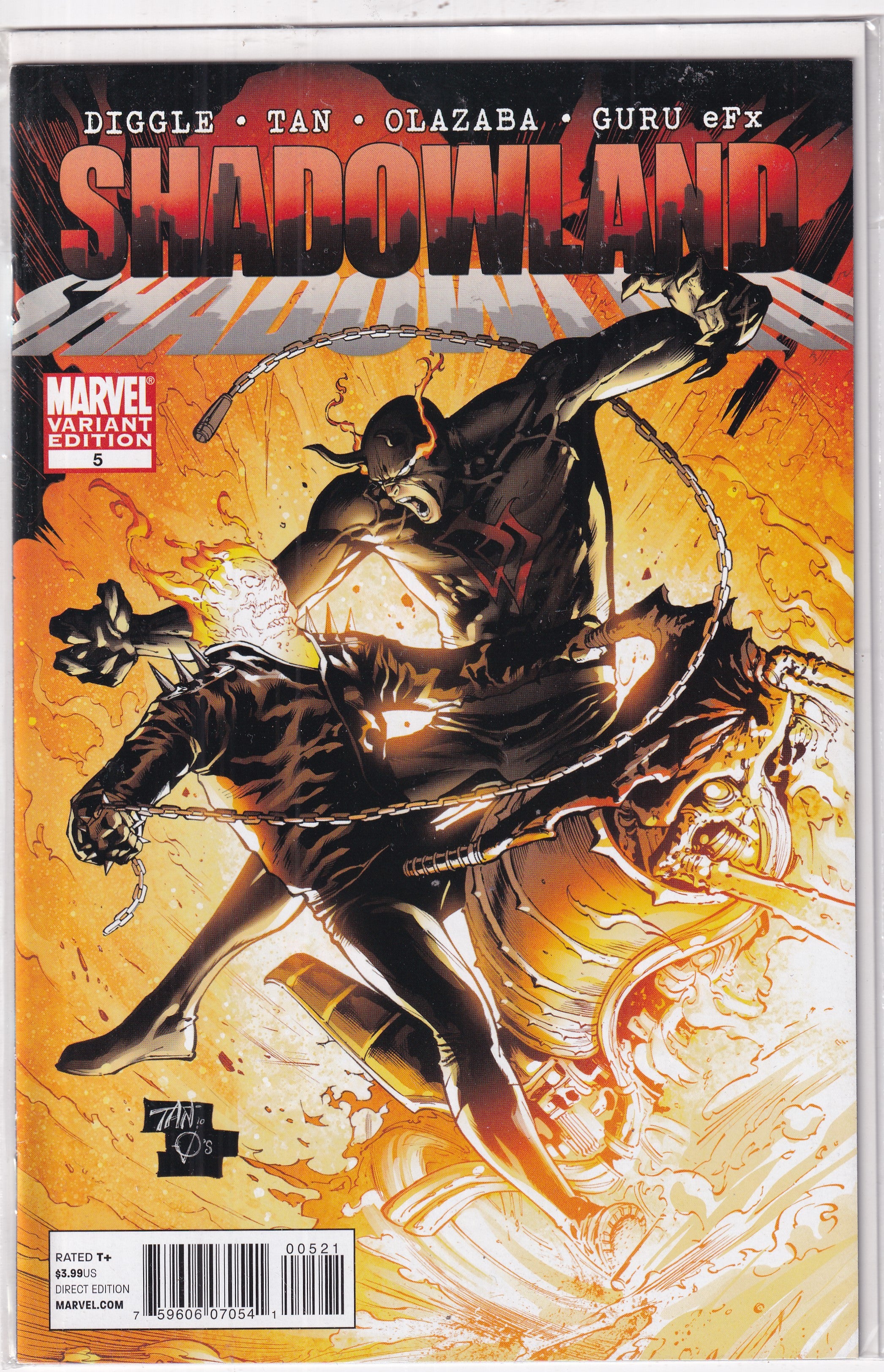 SHADOWLAND #5 VARIANT - Slab City Comics
