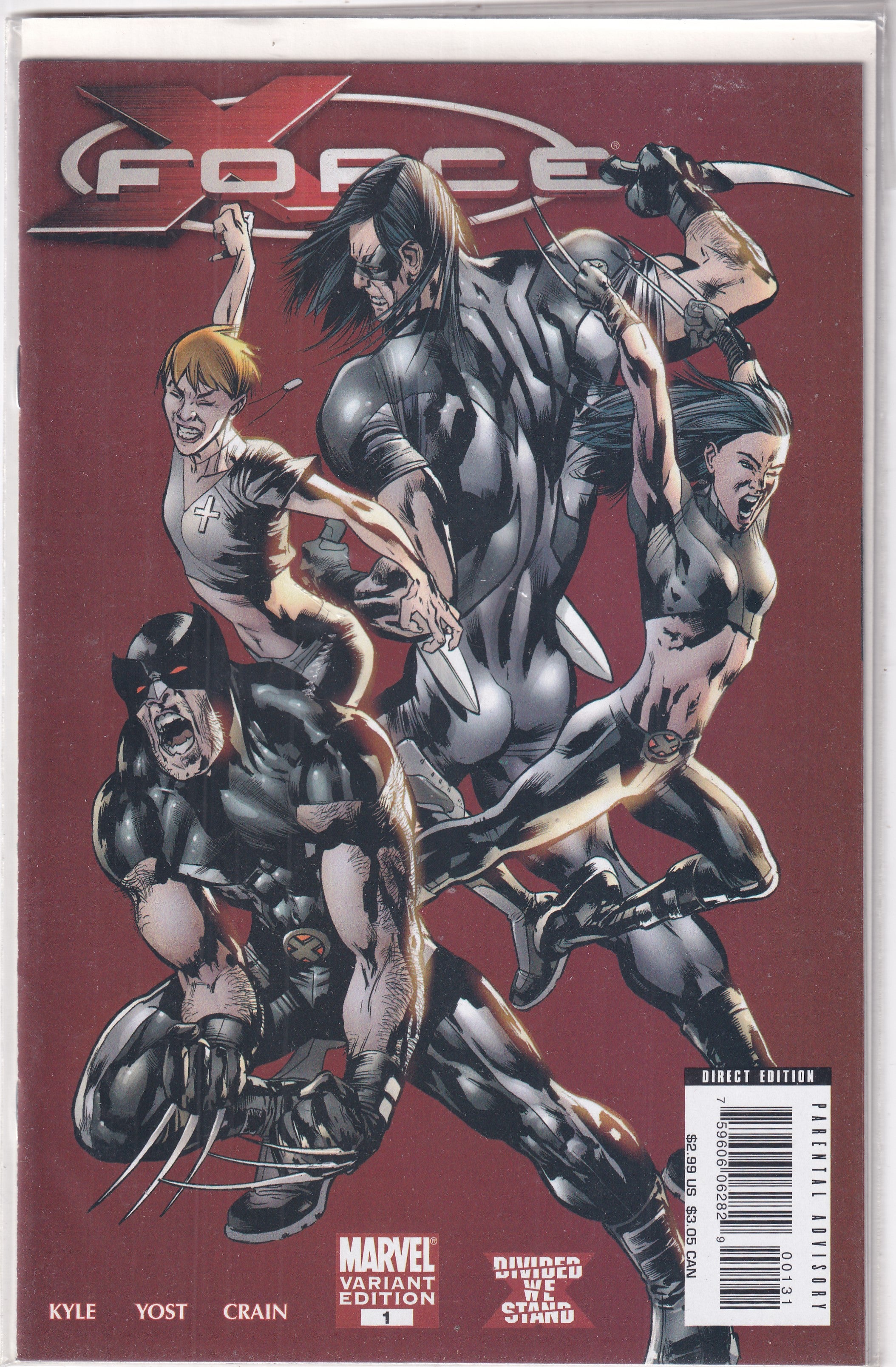 X FORCE #1 VARIANT - Slab City Comics