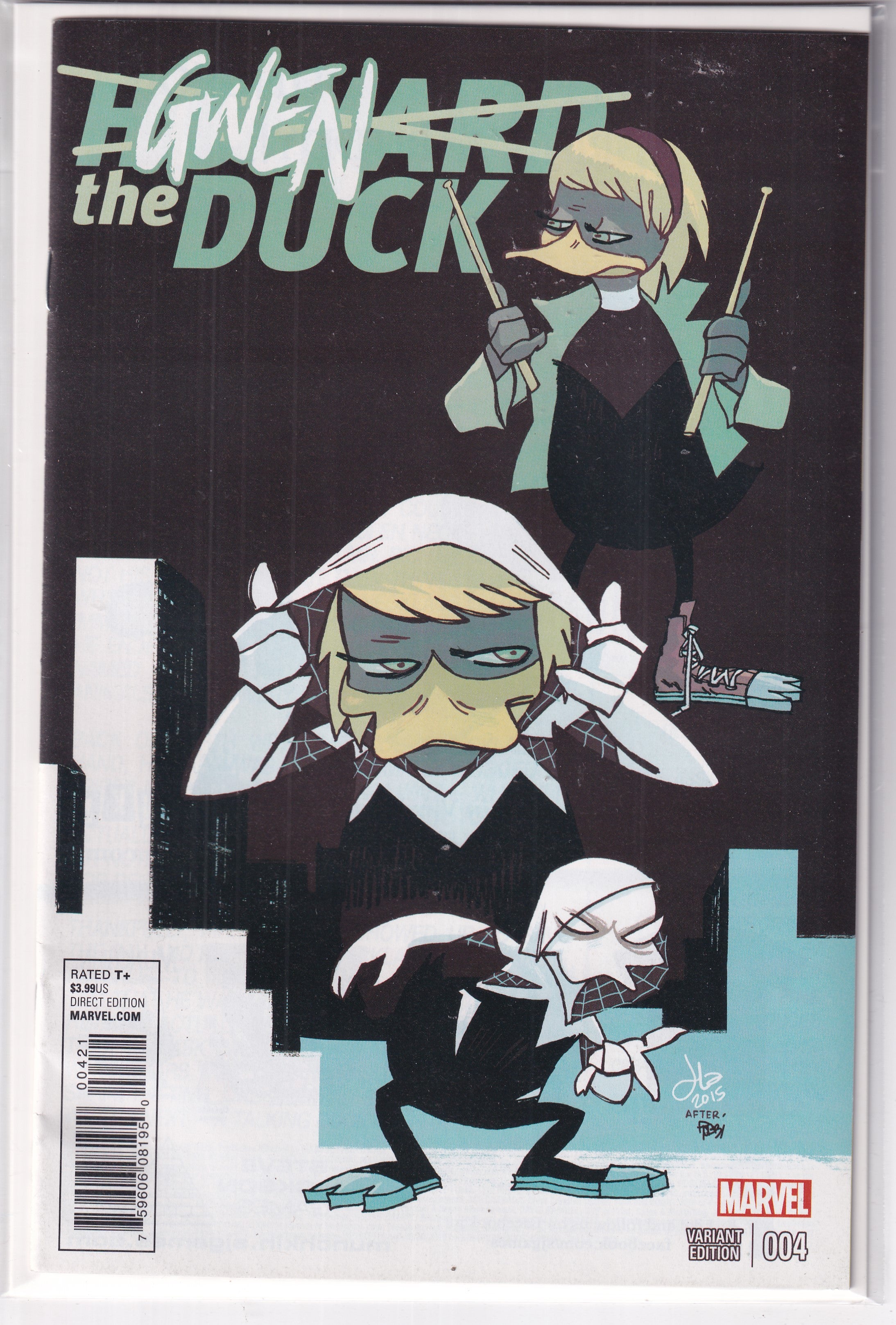 GWEN THE DUCK #4 VARIANT - Slab City Comics