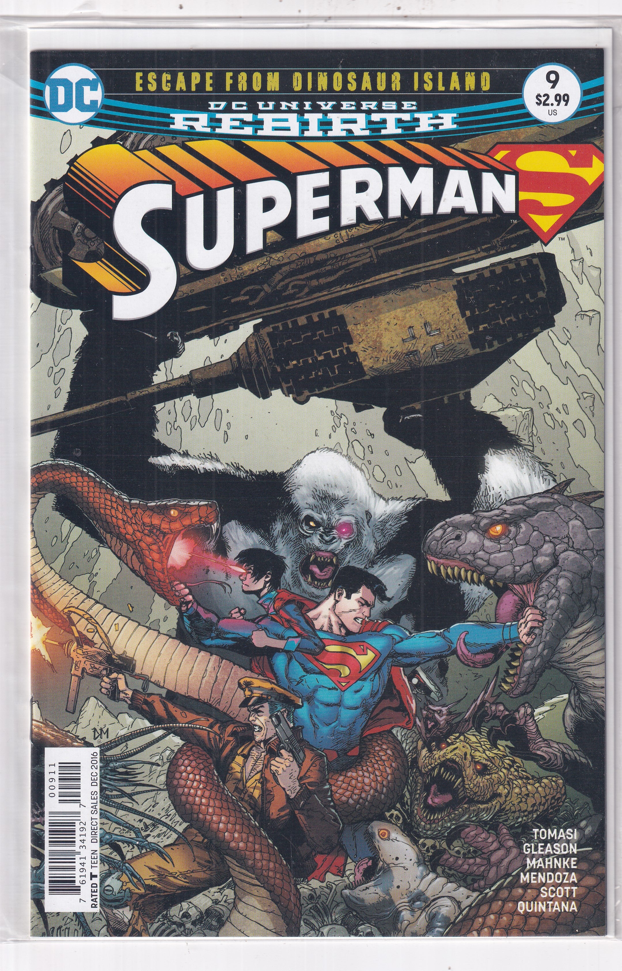 DC UNIVERSE REBIRTH SUPERMAN #9 - Slab City Comics