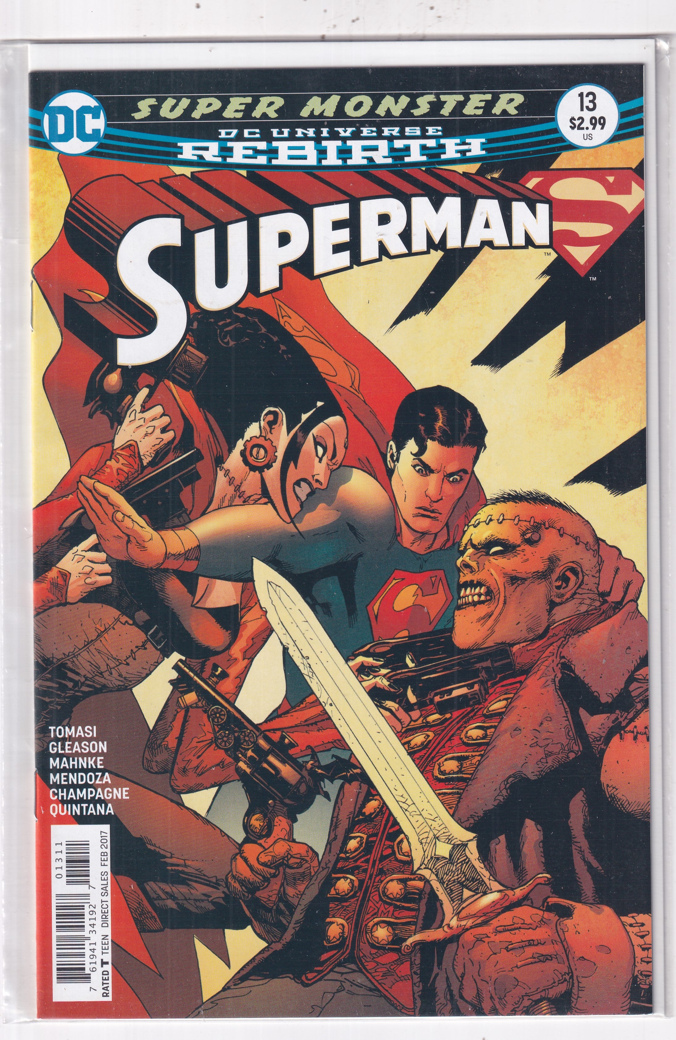 DC UNIVERSE REBIRTH SUPERMAN #13 - Slab City Comics