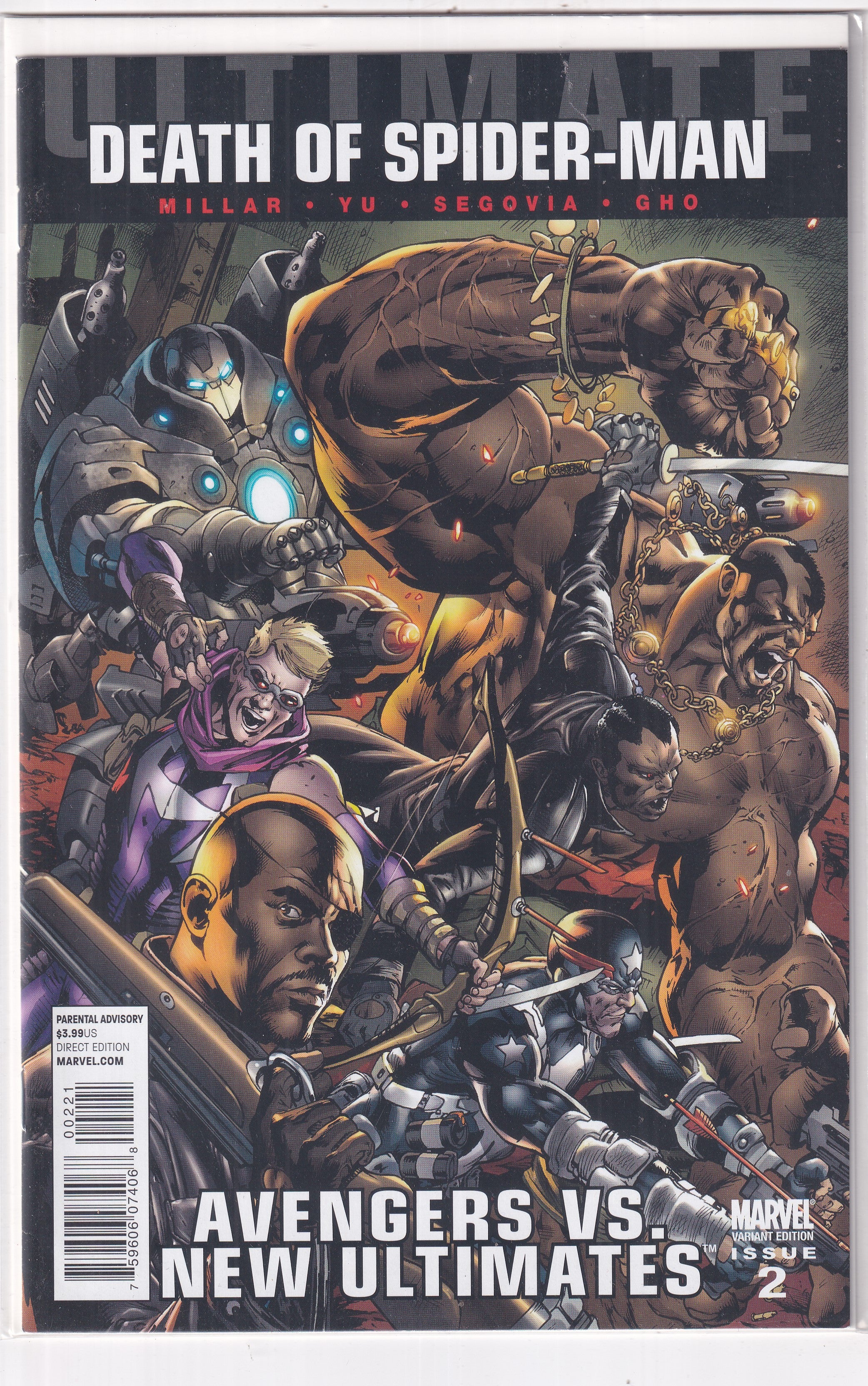 DEATH OF SPIDER-MAN AVENGERS VS NEW ULTIMATES #2 VARIANT - Slab City Comics