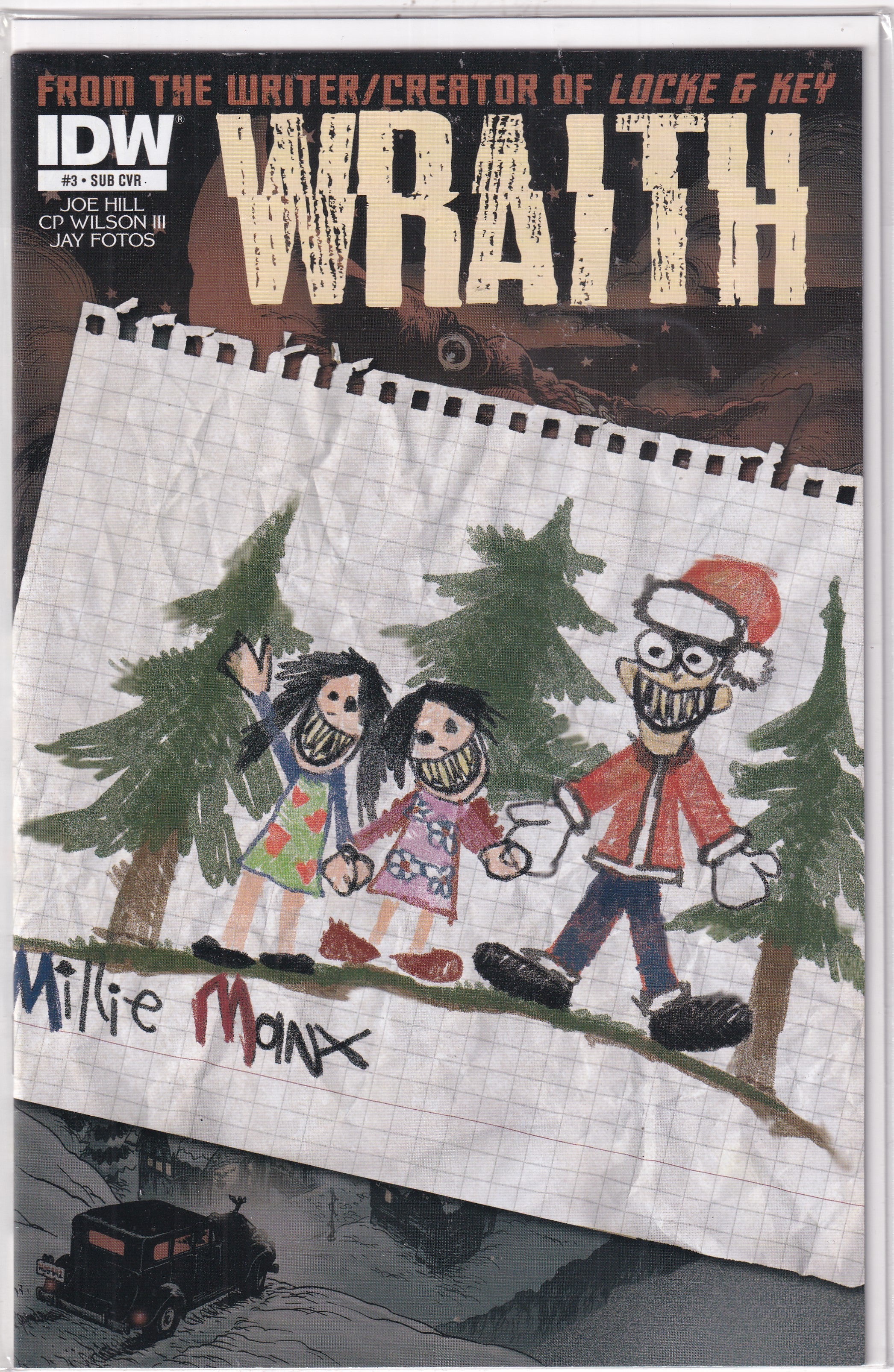 WRAITH #3 VARIANT - Slab City Comics
