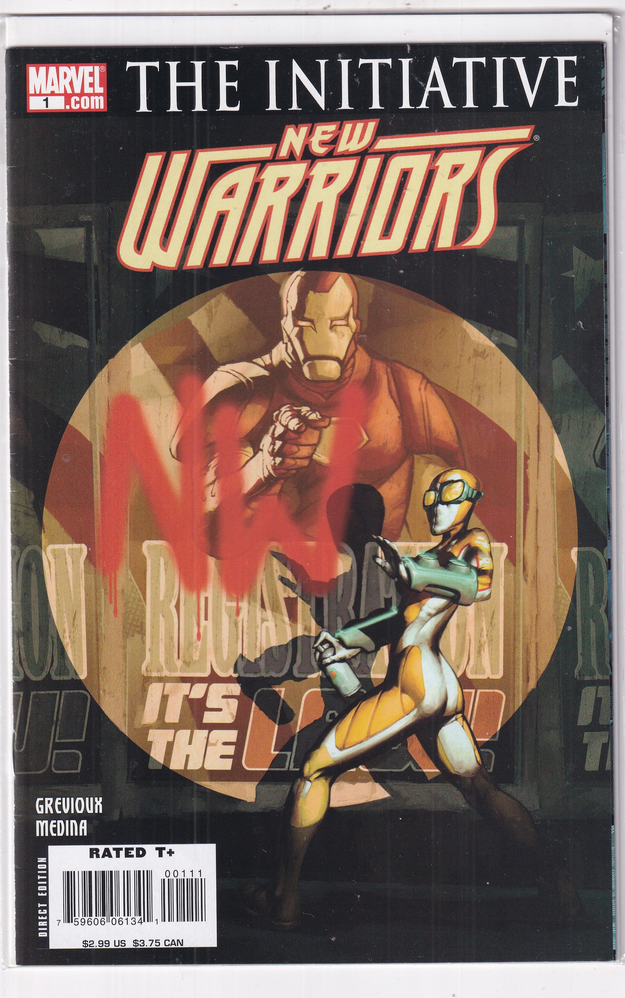 INITIATIVE NEW WARRIORS #1 - Slab City Comics