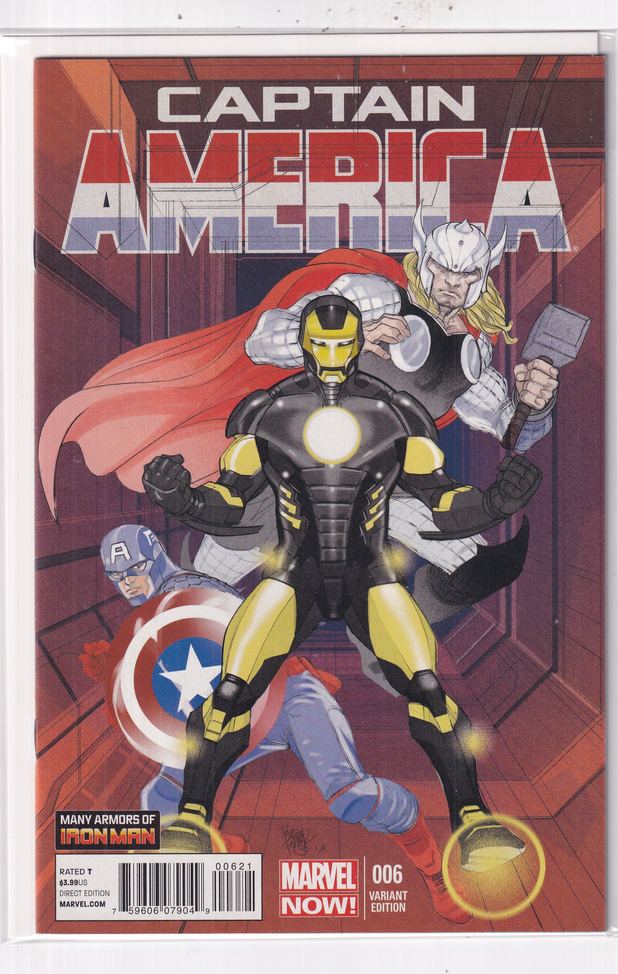 CAPTAIN AMERICA #6 1:20 VARIANT - Slab City Comics
