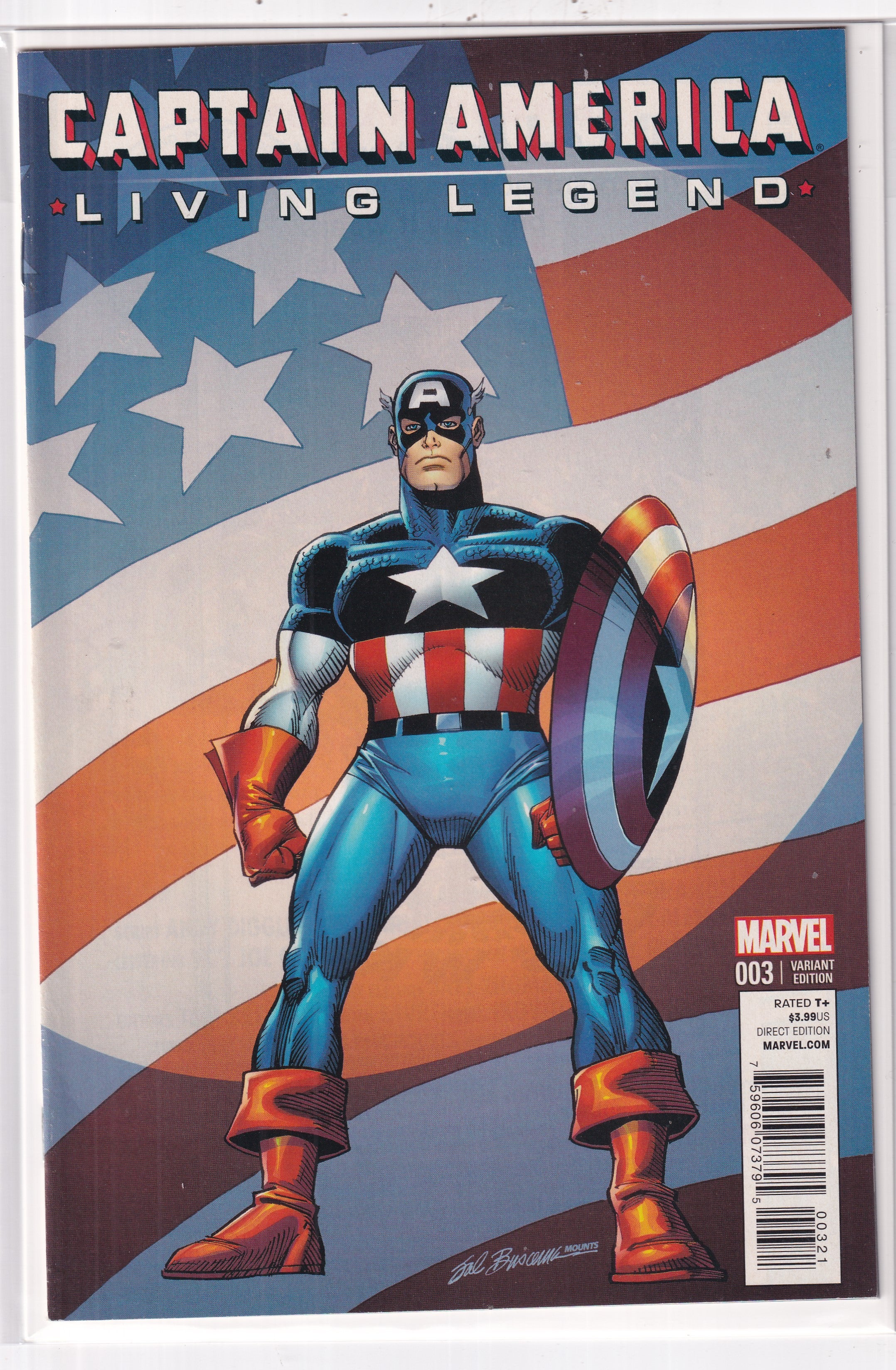 CAPTAIN AMERICA LIVING LEGEND #3 VARIANT - Slab City Comics