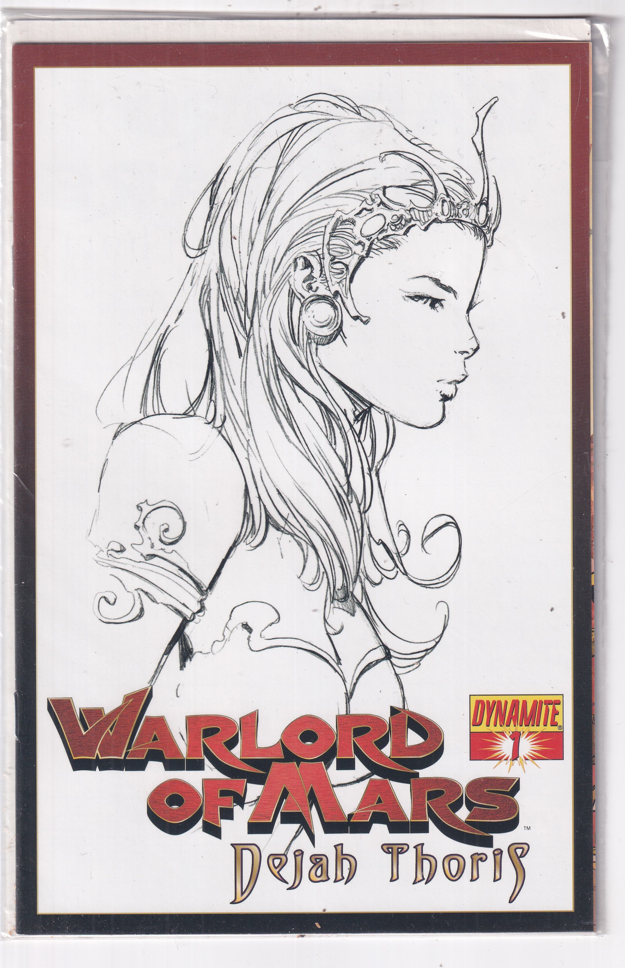 WARLORD OF MARS #1 SKETCH - Slab City Comics
