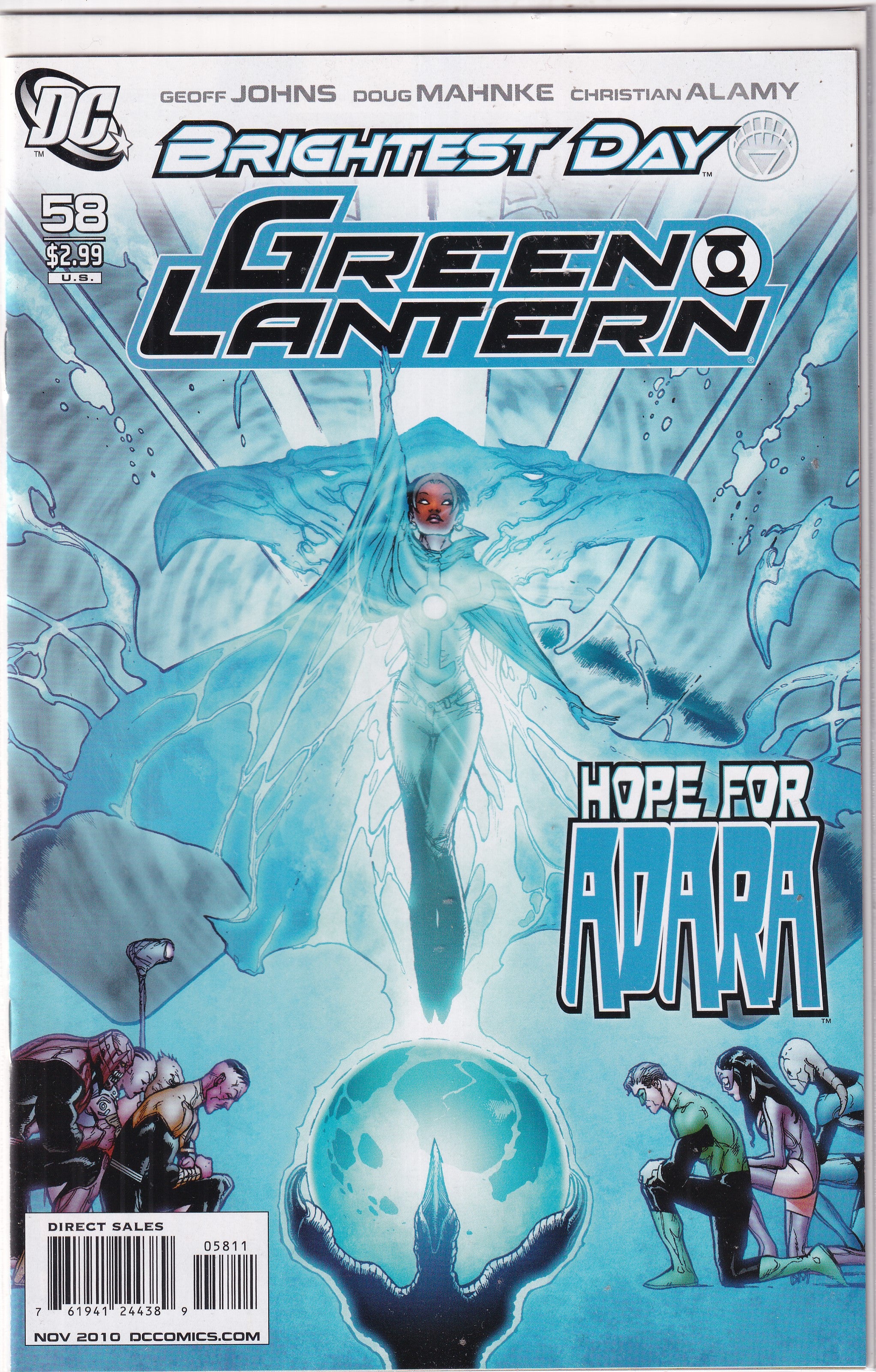 BRIGHTEST DAY GREEN LANTERN #58 - Slab City Comics