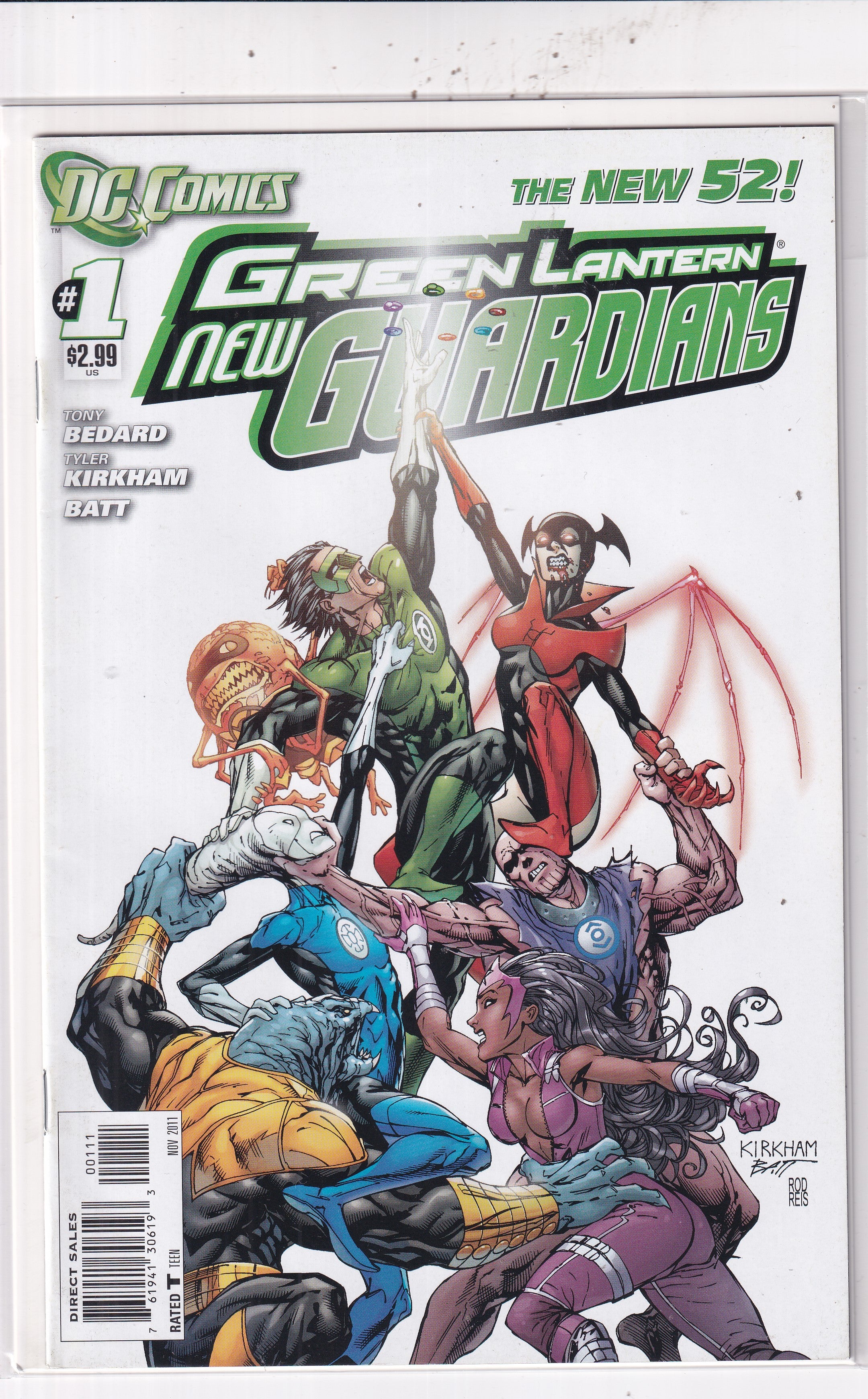GREEN LANTERN NEW GUARDIANS #1 - Slab City Comics
