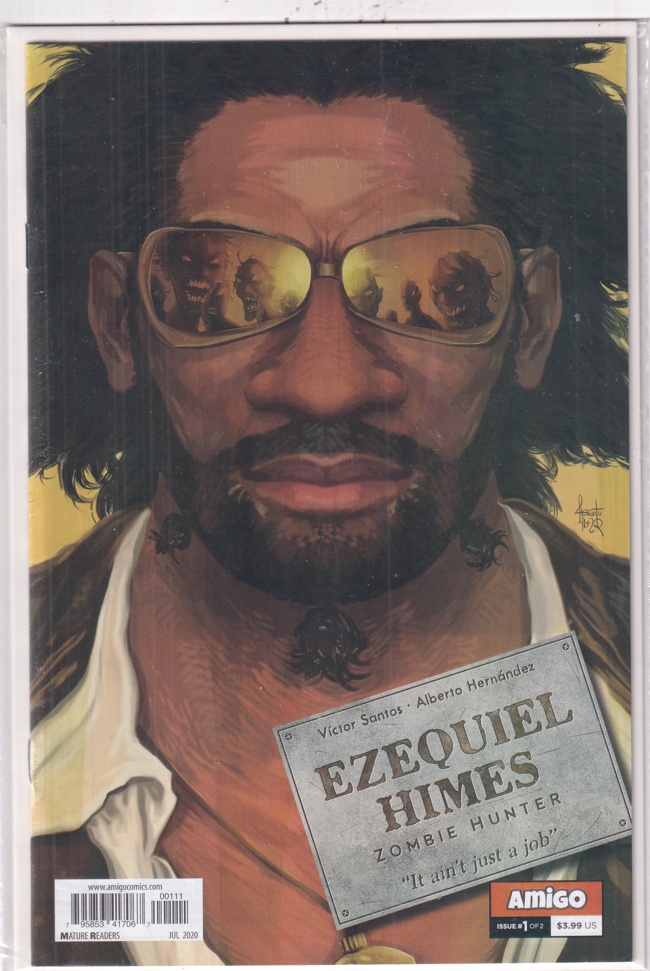 EZEQUIEL HIMES ZOMBIE HUNTER #1 - Slab City Comics