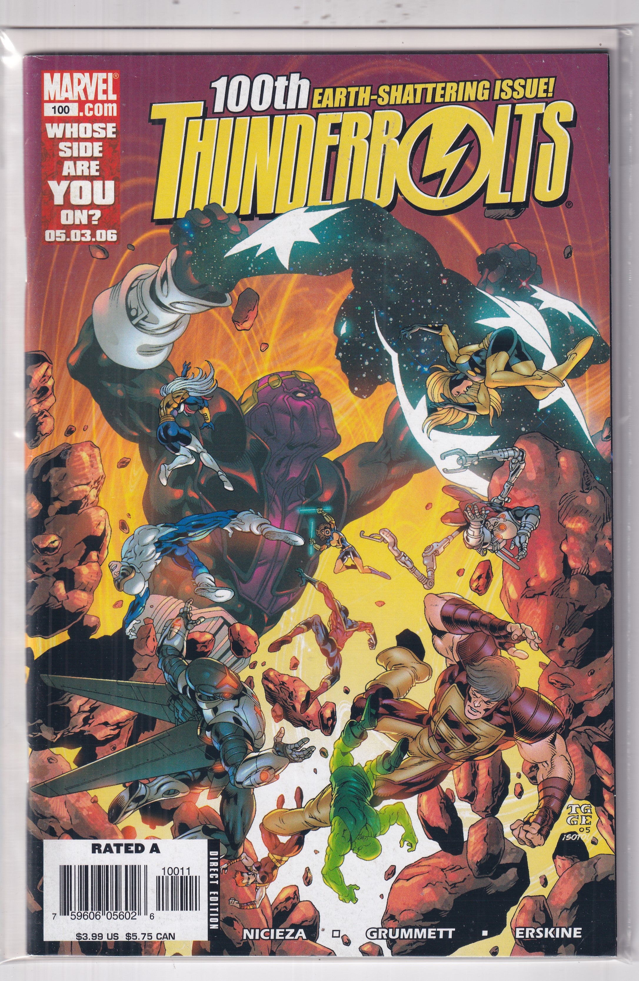THUNDERBOLTS #100 - Slab City Comics
