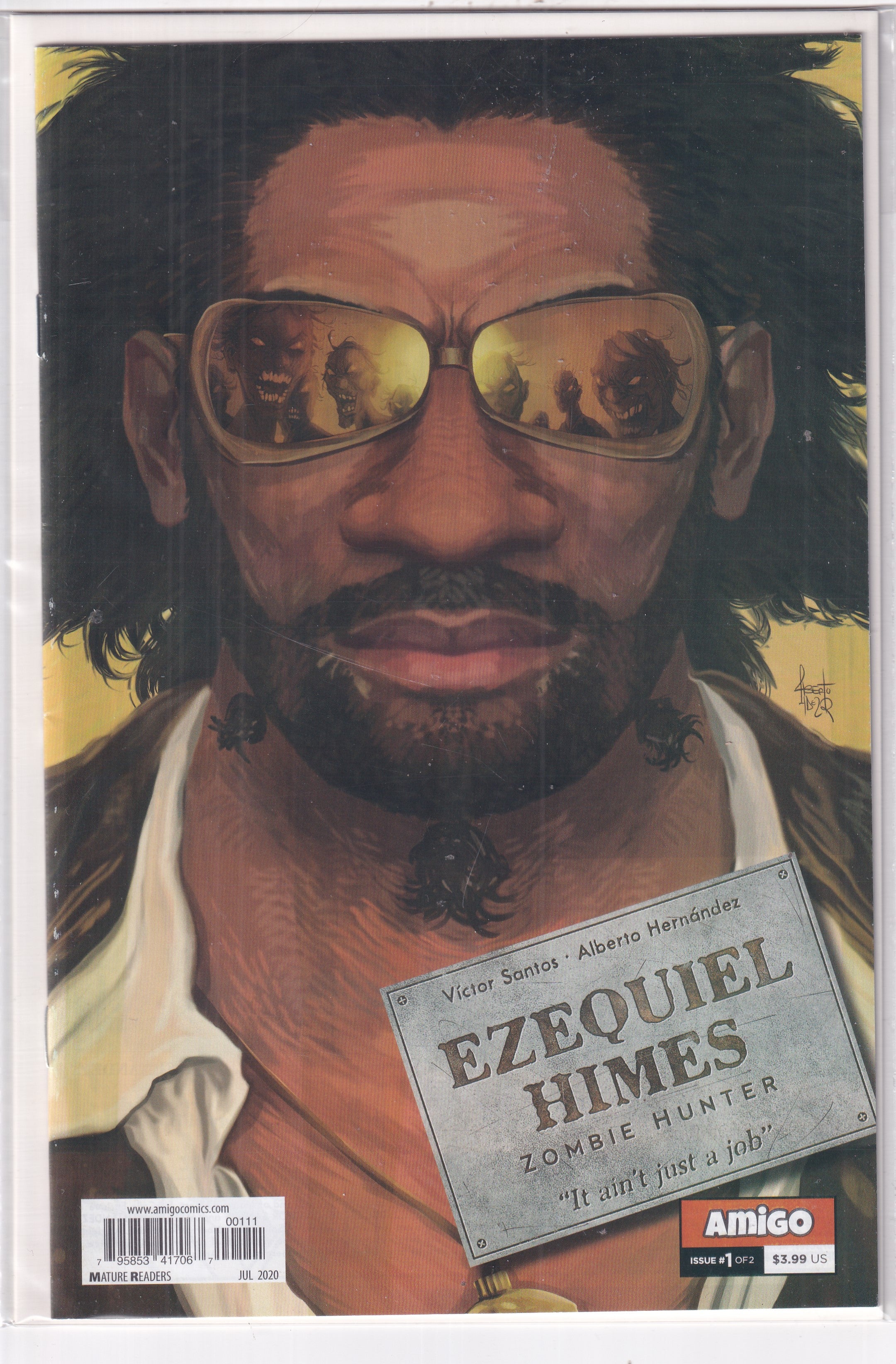 EZEQUIEL HIMES ZOMBIE HUNTER #1 - Slab City Comics