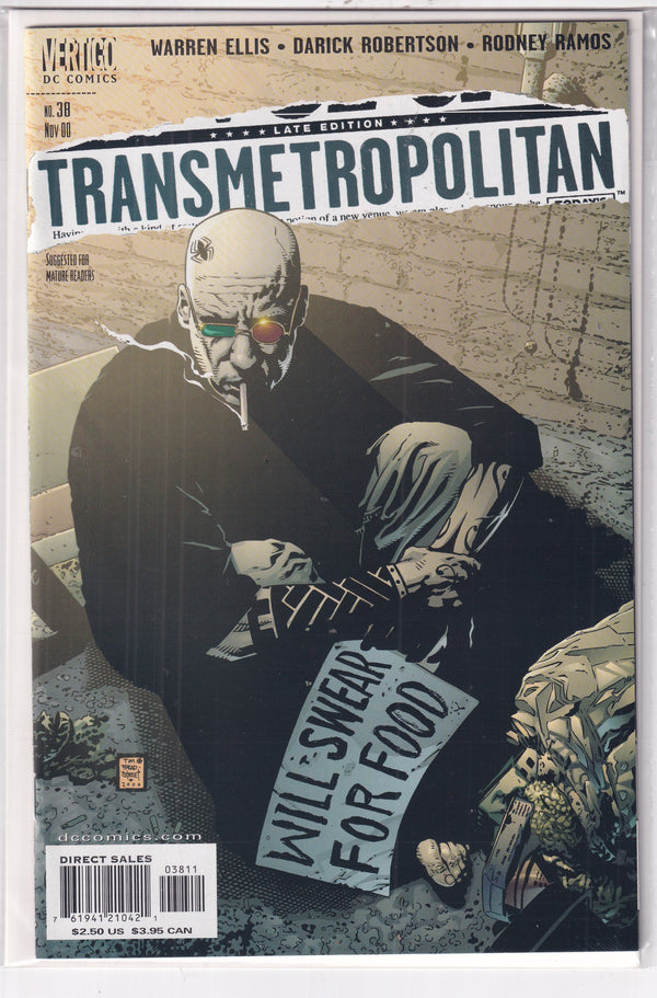 TRANSMETROPOLITAN #38 - Slab City Comics 