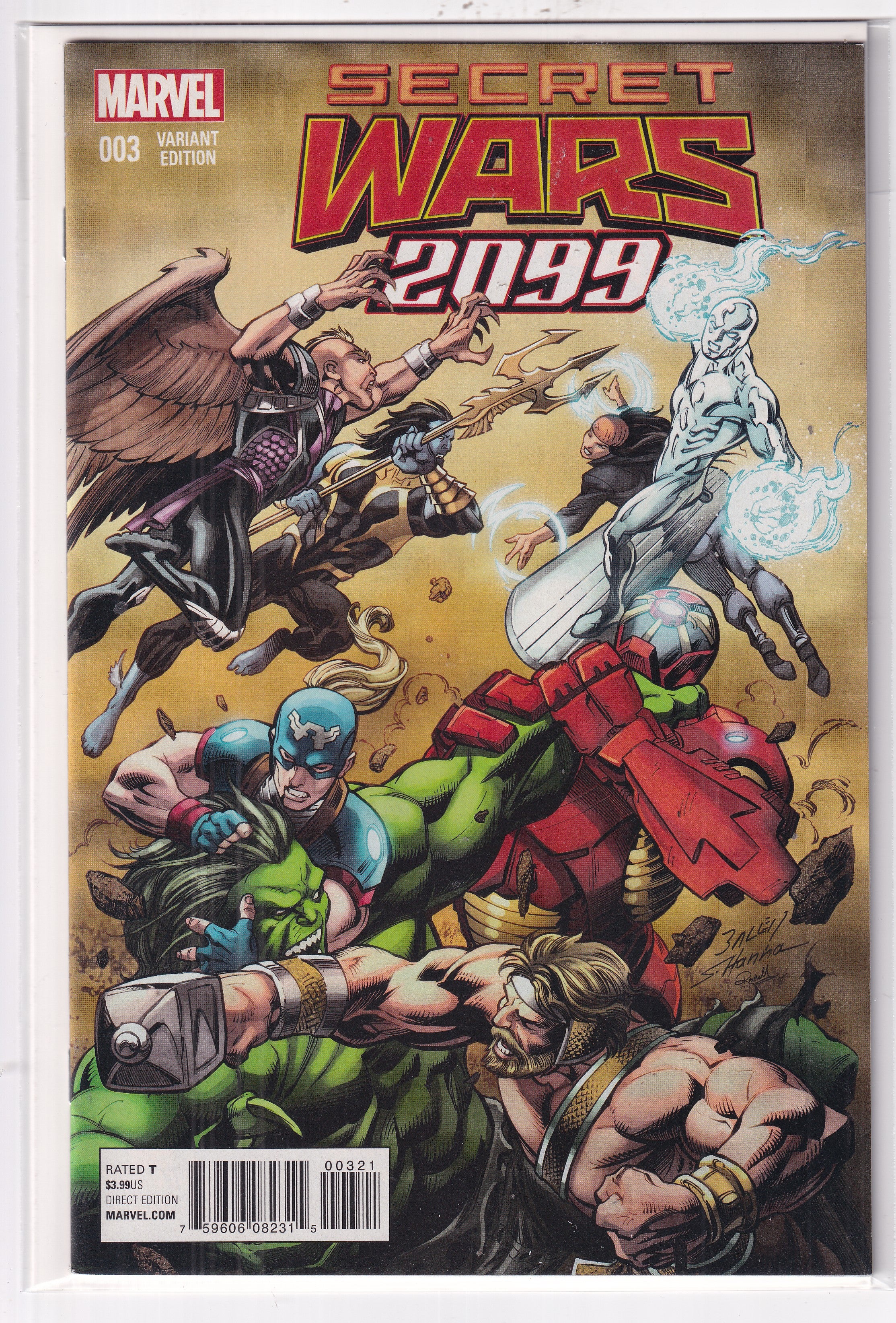SECRET WARS 2099 #3 1:25 VARIANT - Slab City Comics
