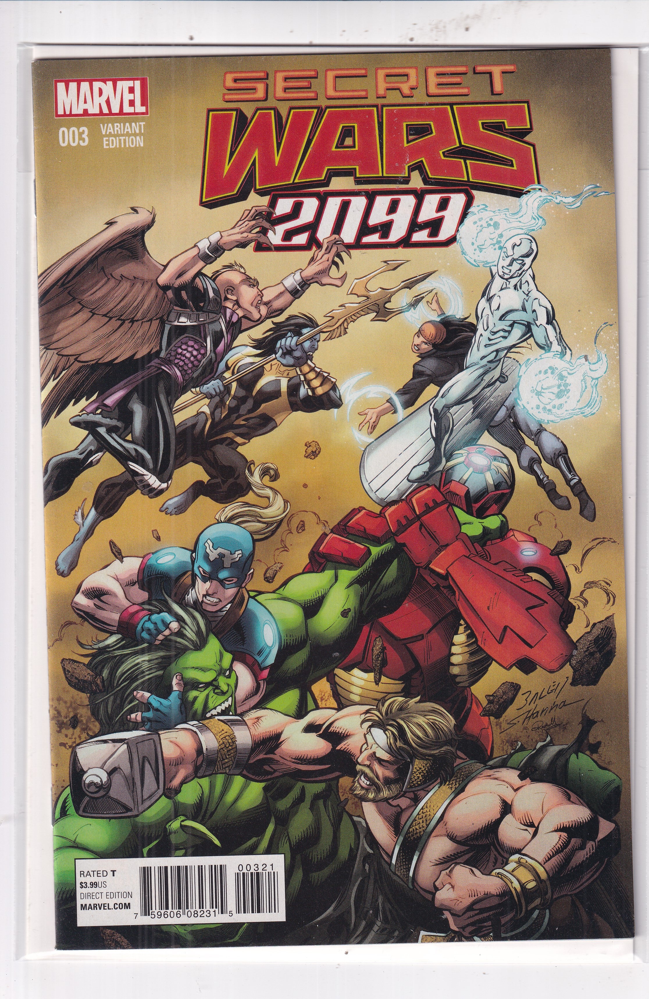 SECRET WARS 2099 #3 1:25 VARIANT - Slab City Comics