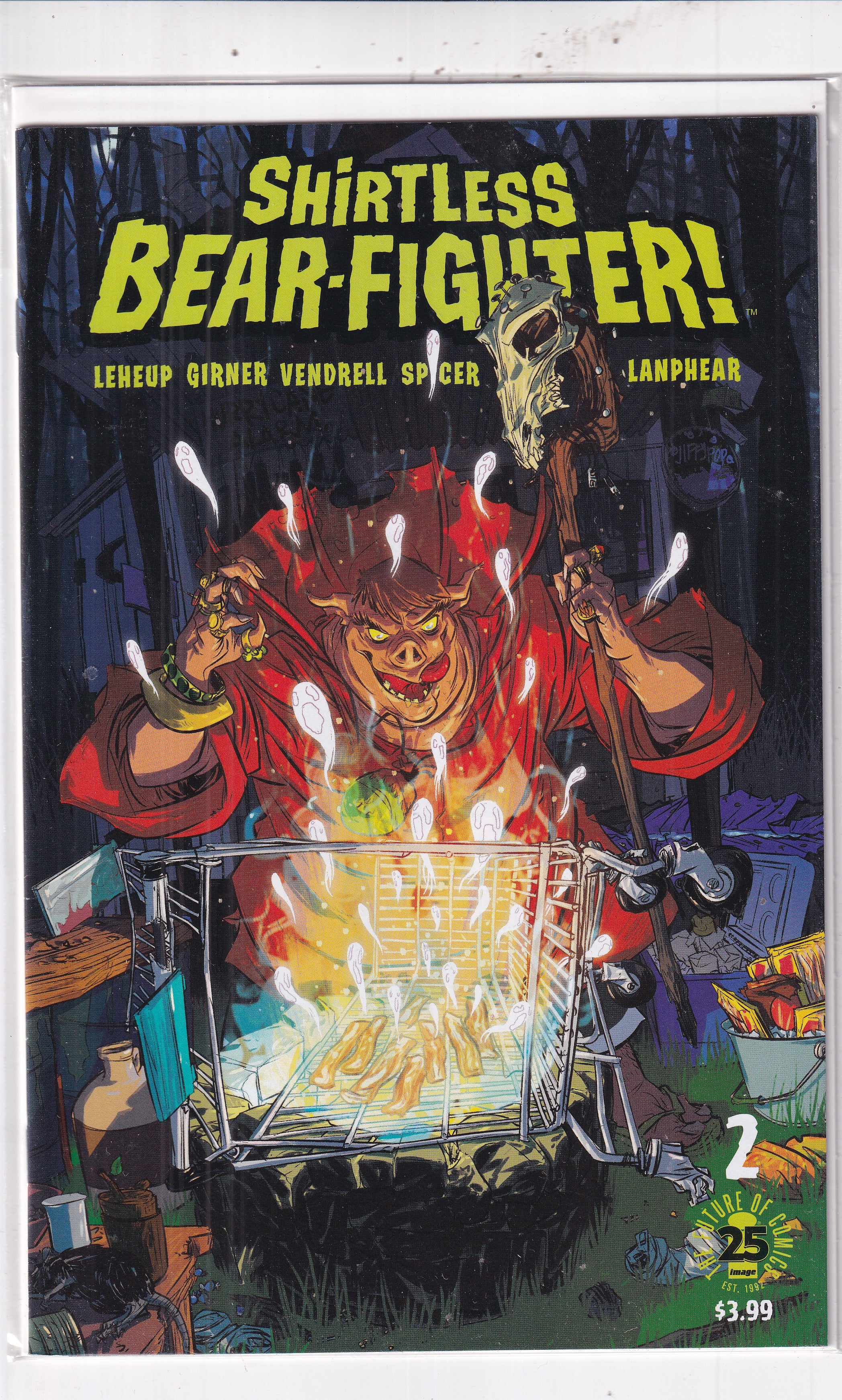 SHIRTLESS BEAR-FIGHTER #2 VARIANT - Slab City Comics