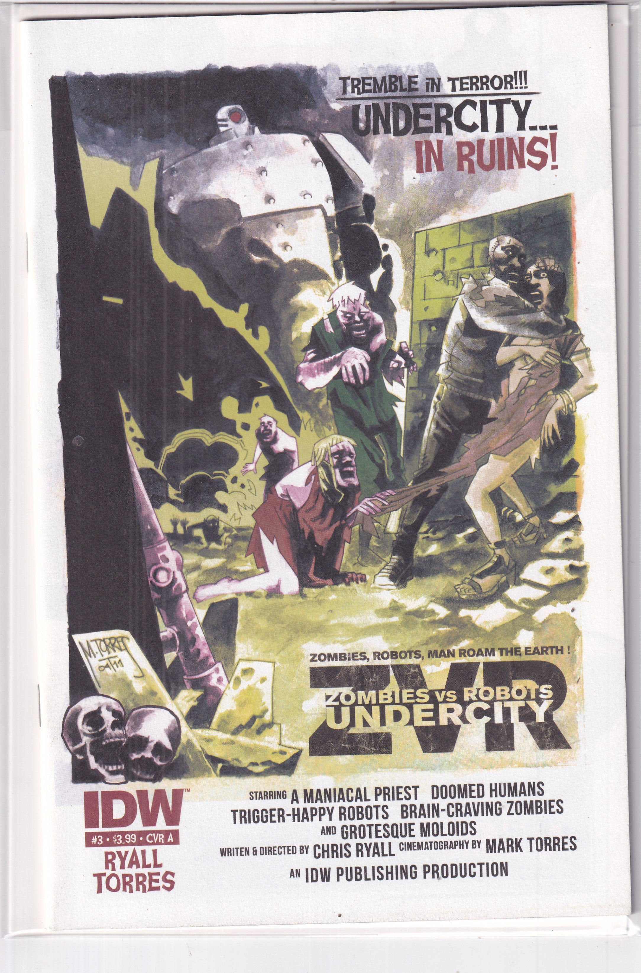 ZOMBIES VS ROBOTS UNDERCITY #3 - Slab City Comics