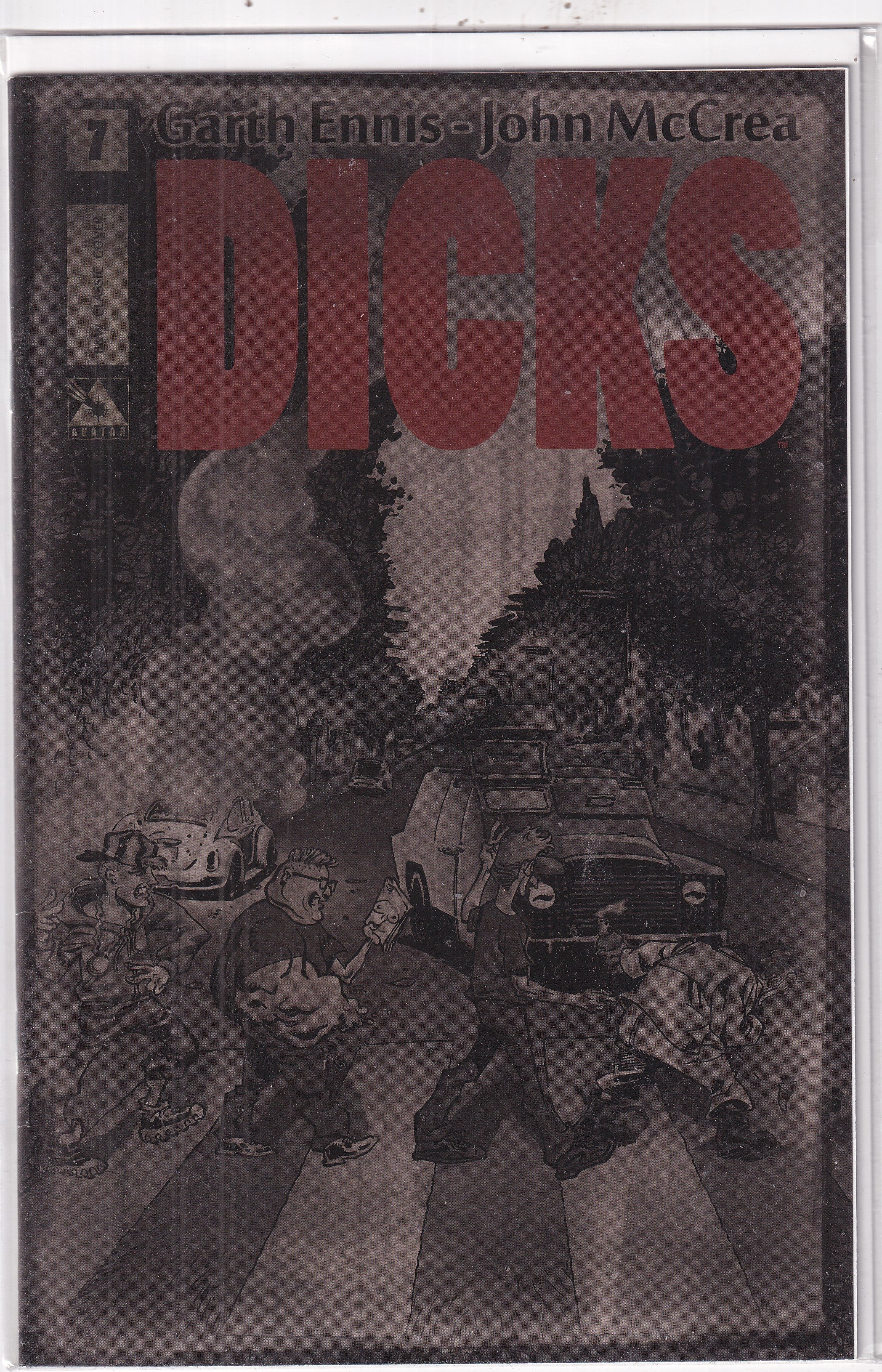 DICKS B&W CLASSIC VARIANT #7 - Slab City Comics
