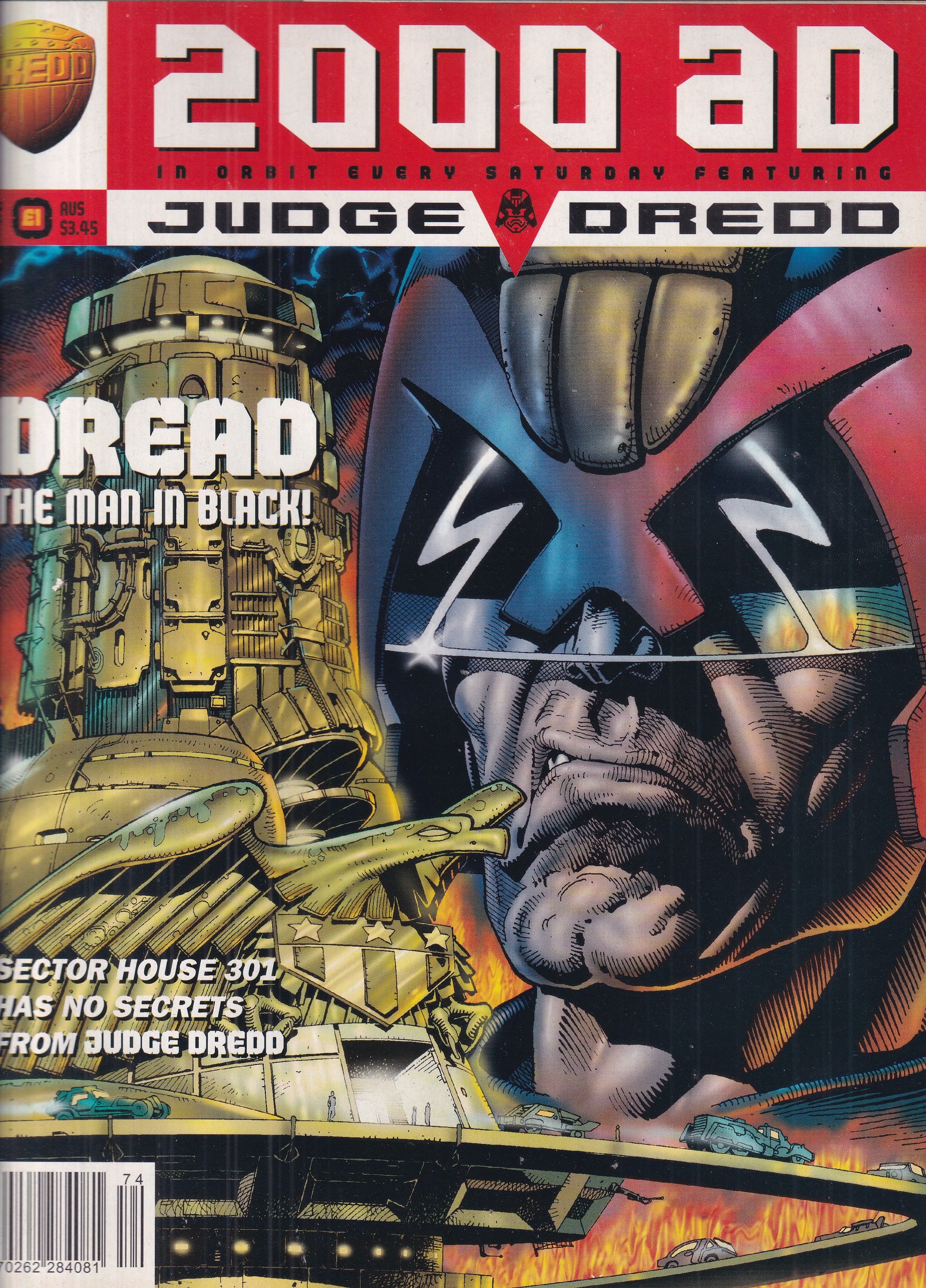 2000 AD FEATURING JUDGE DREDD #974 - Slab City Comics